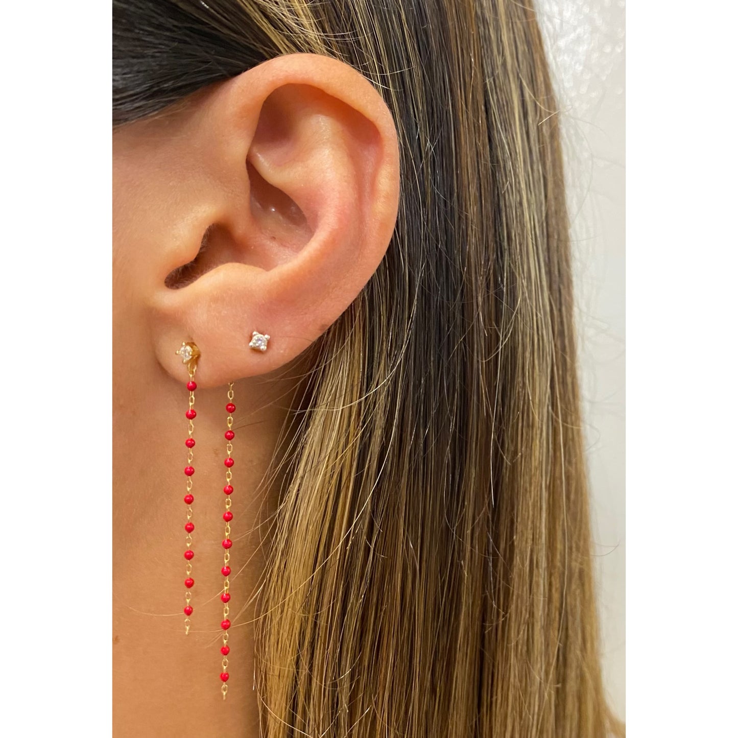 Aretes ORAKO Rojo