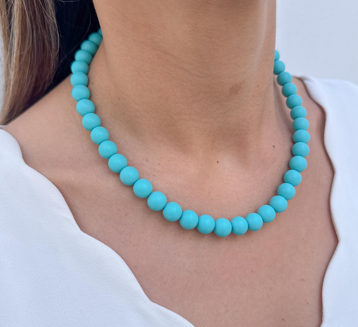 Collar VINUP Aguamarina