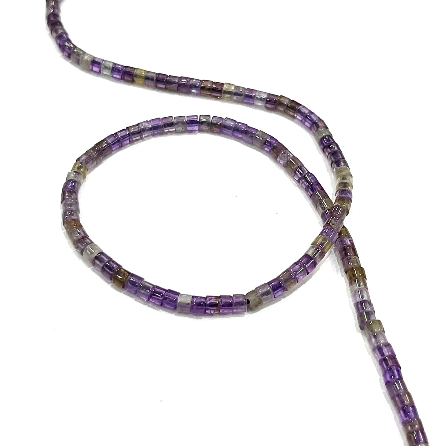 Sarta Róndela Plana Amatista 2*3mm