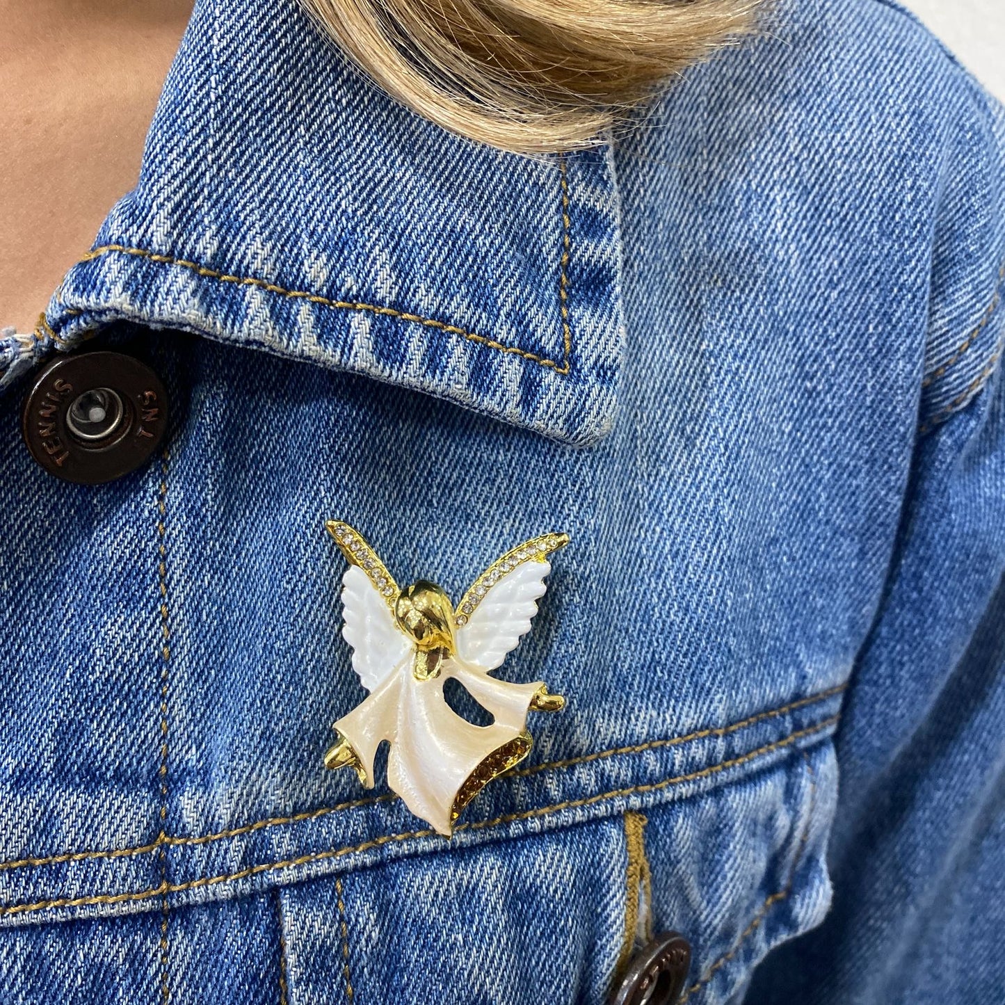 Prendedor VINYU Beige