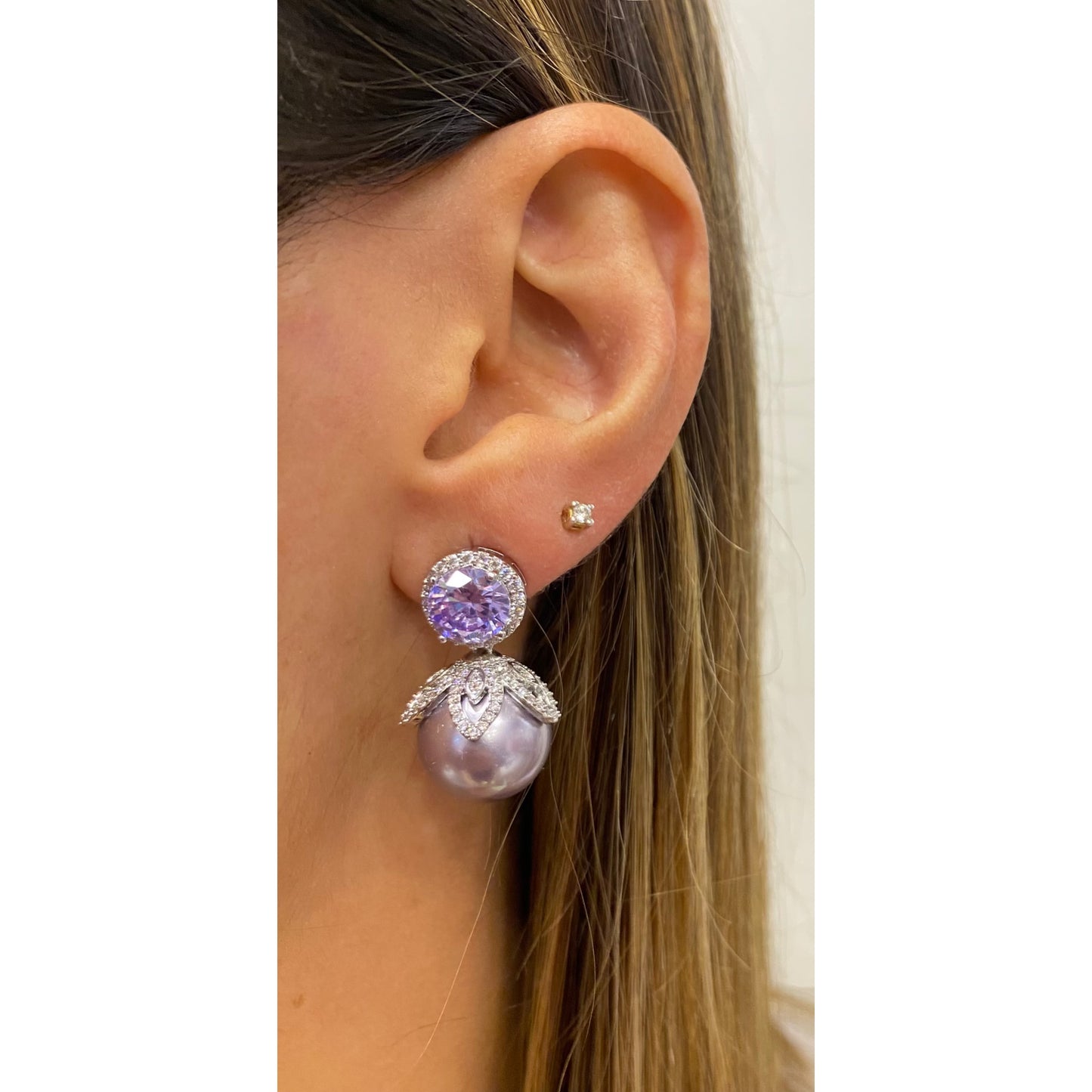 Aretes WUTRE Lila