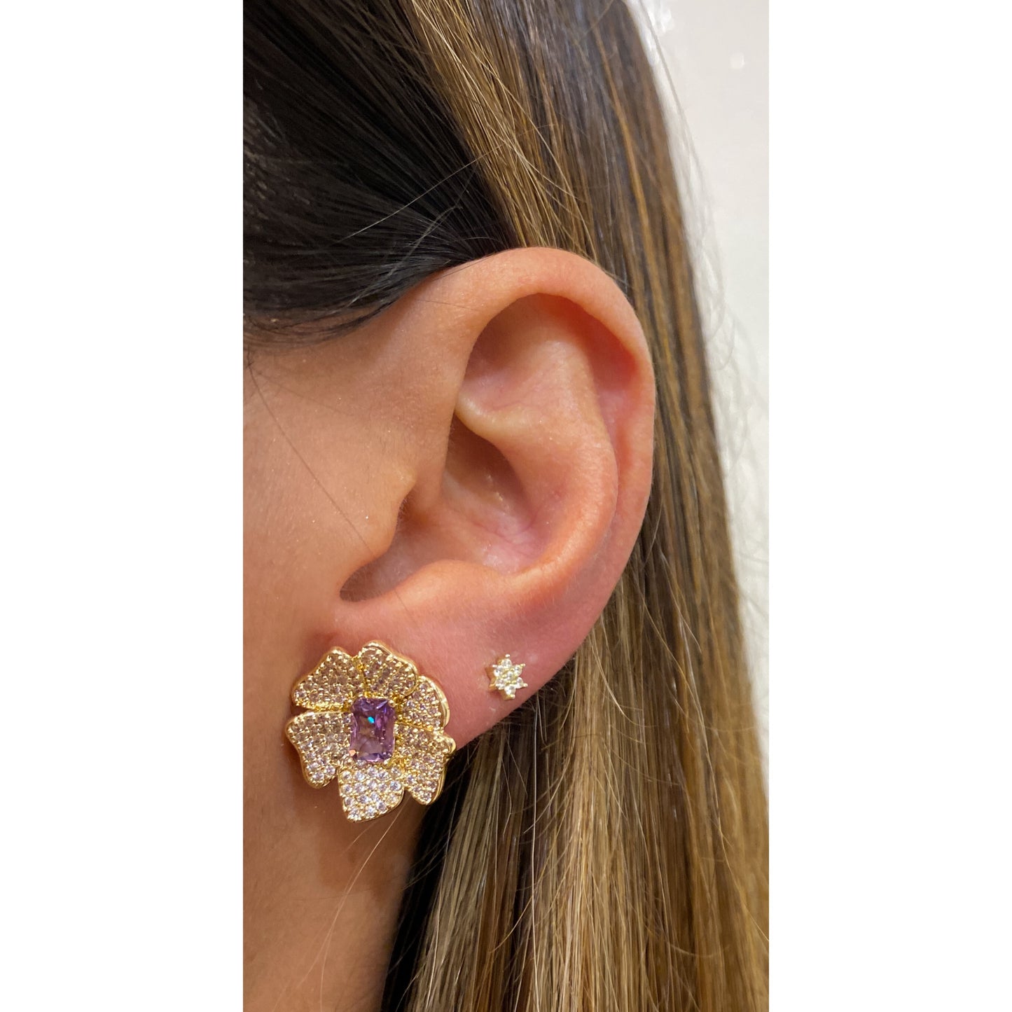 Aretes FLURE Dorado