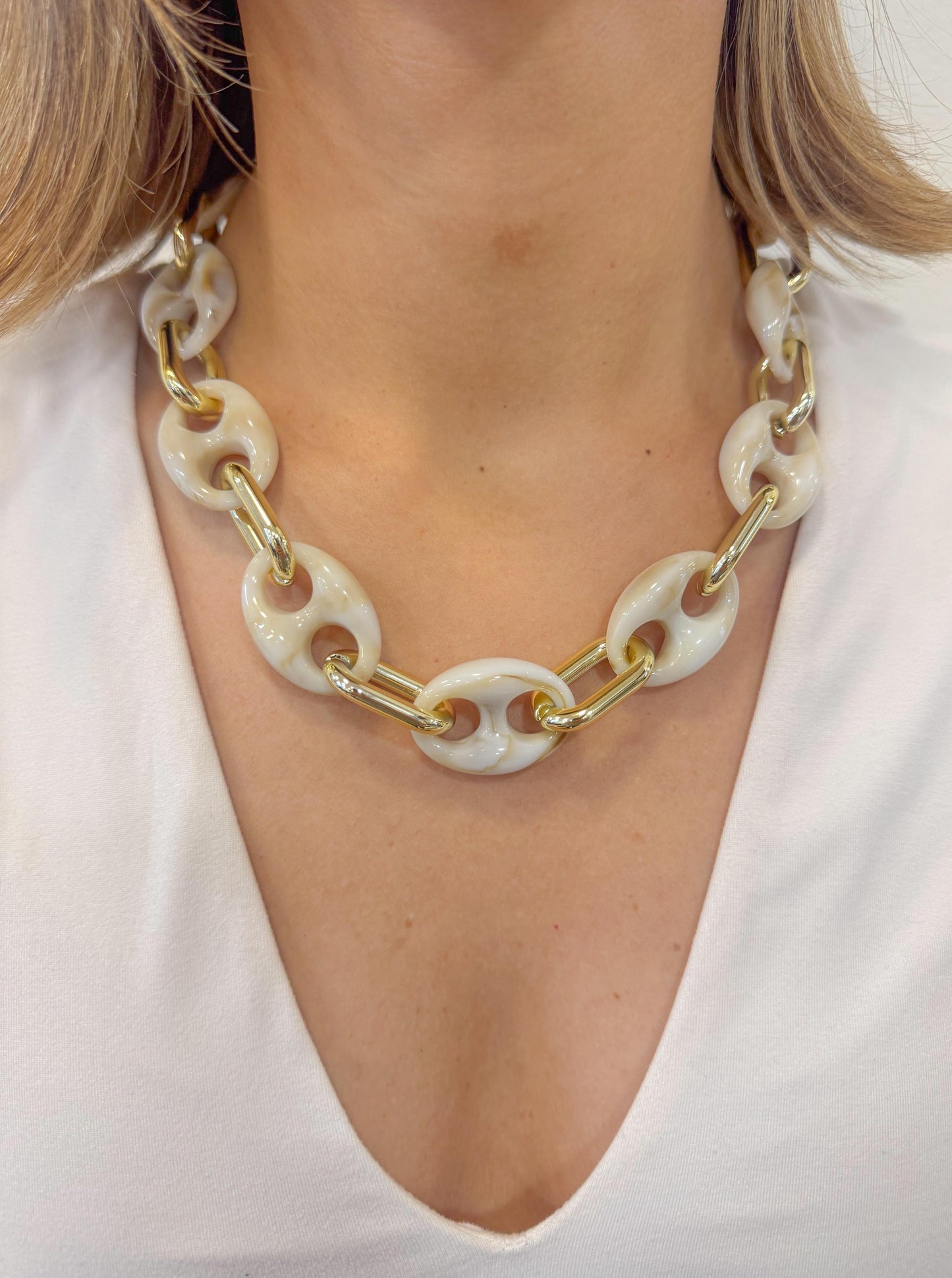 Collar JUYAR Marfil