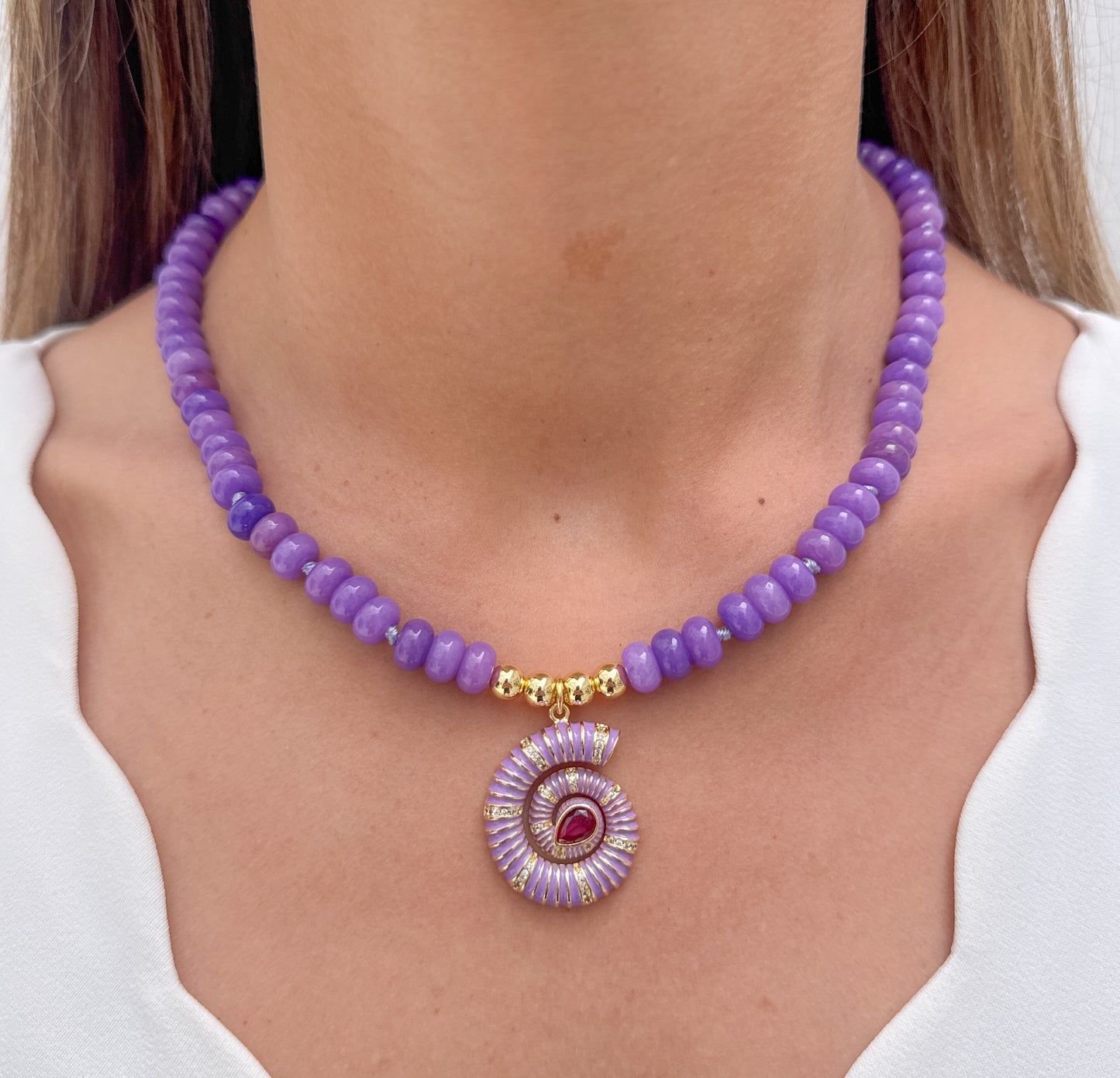 Collar TERBA Morado
