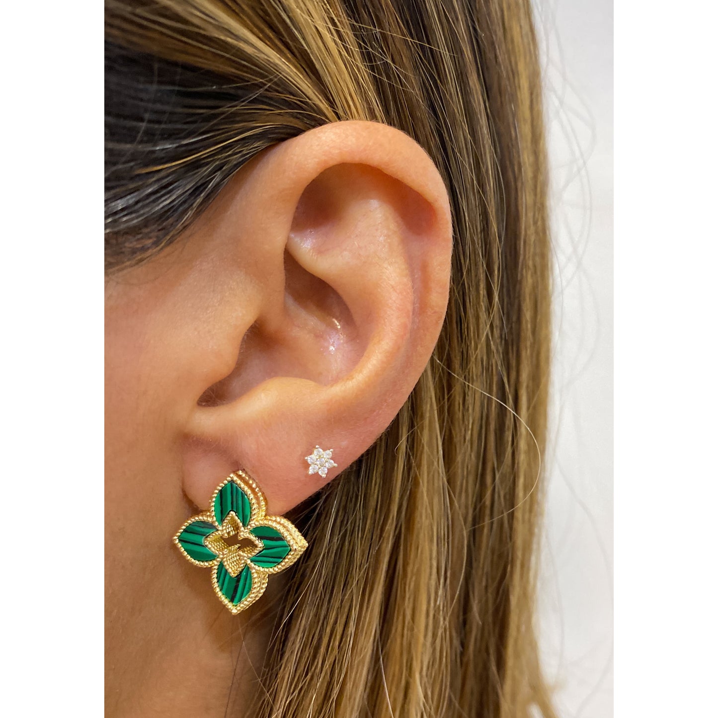 Aretes VOFIL Verde (2cm)