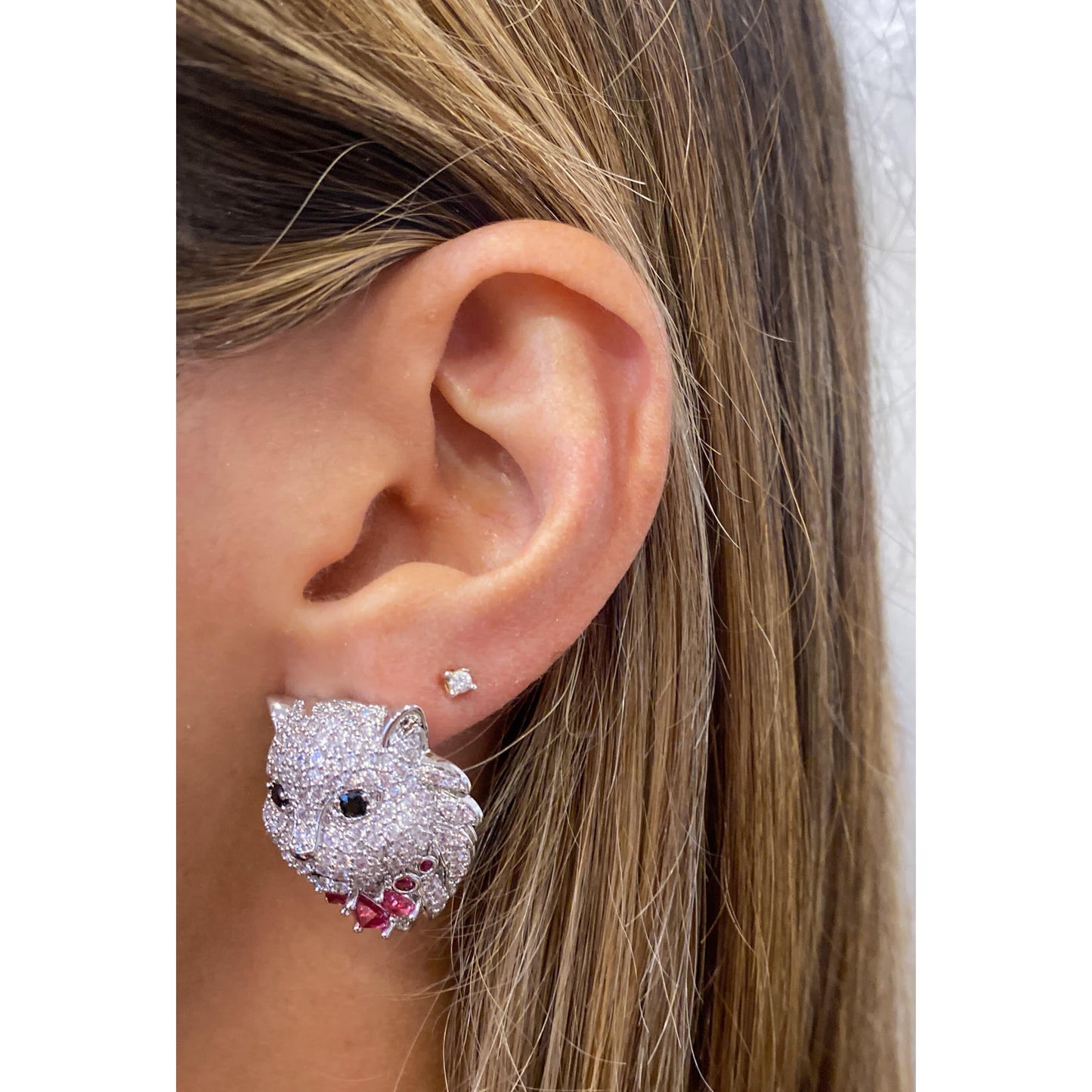 Aretes TRIX Fucsia