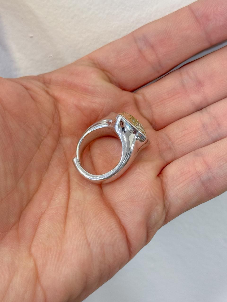 Anillo ZIRUN Amarillo (Talla 7)