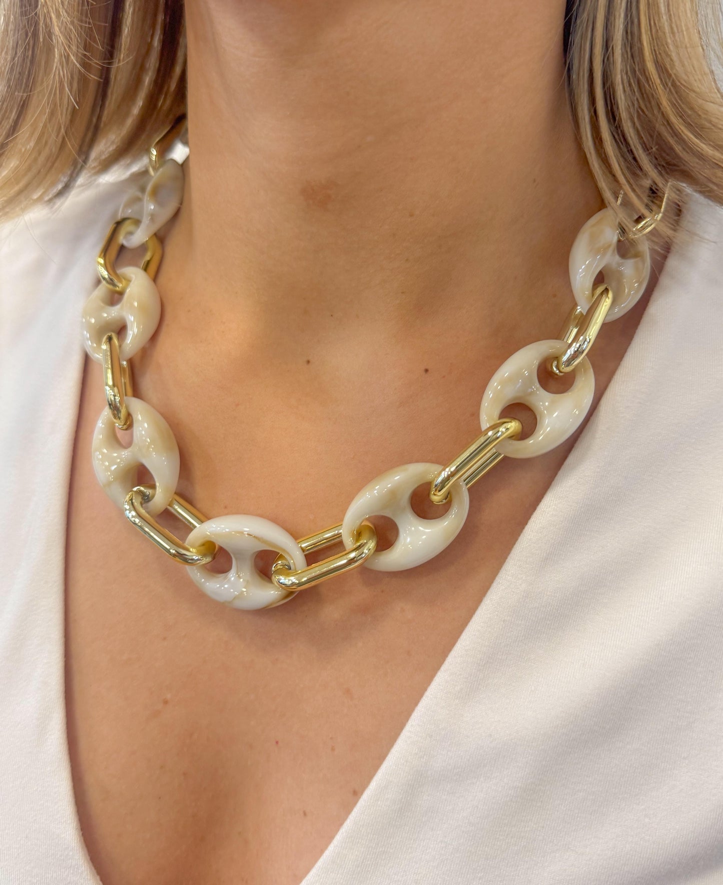 Collar JUYAR Marfil