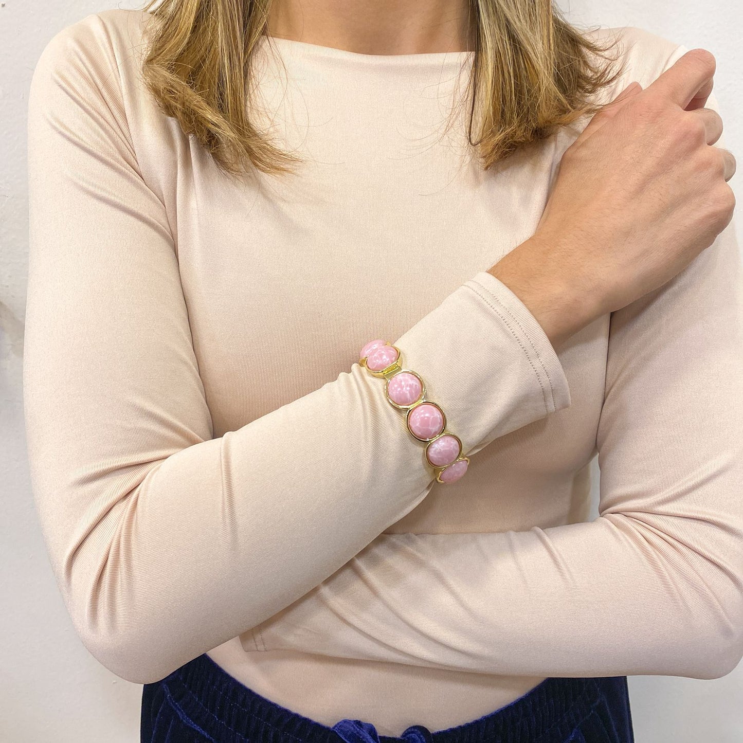 Pulsera Elástica BREMY Rosada