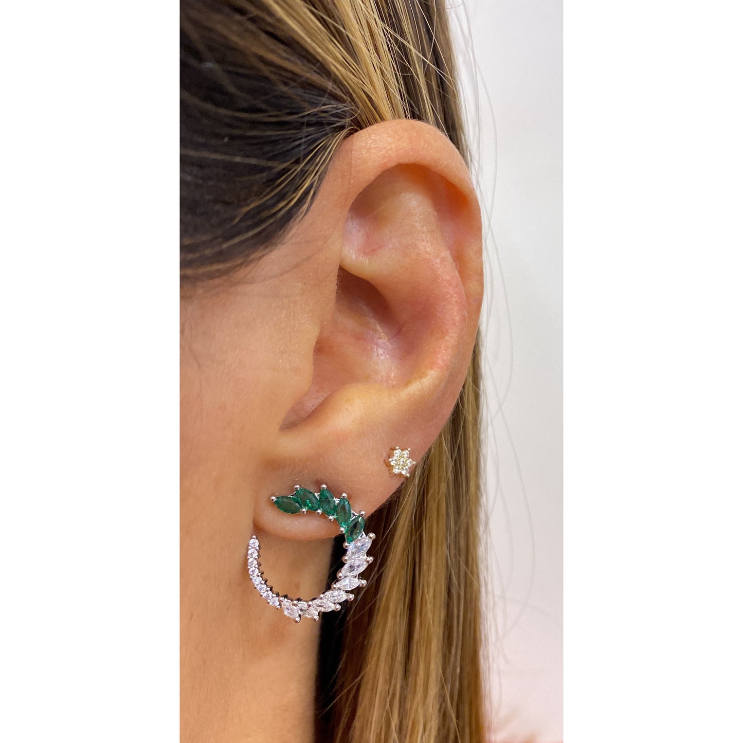 Aretes ARKIN Plateado