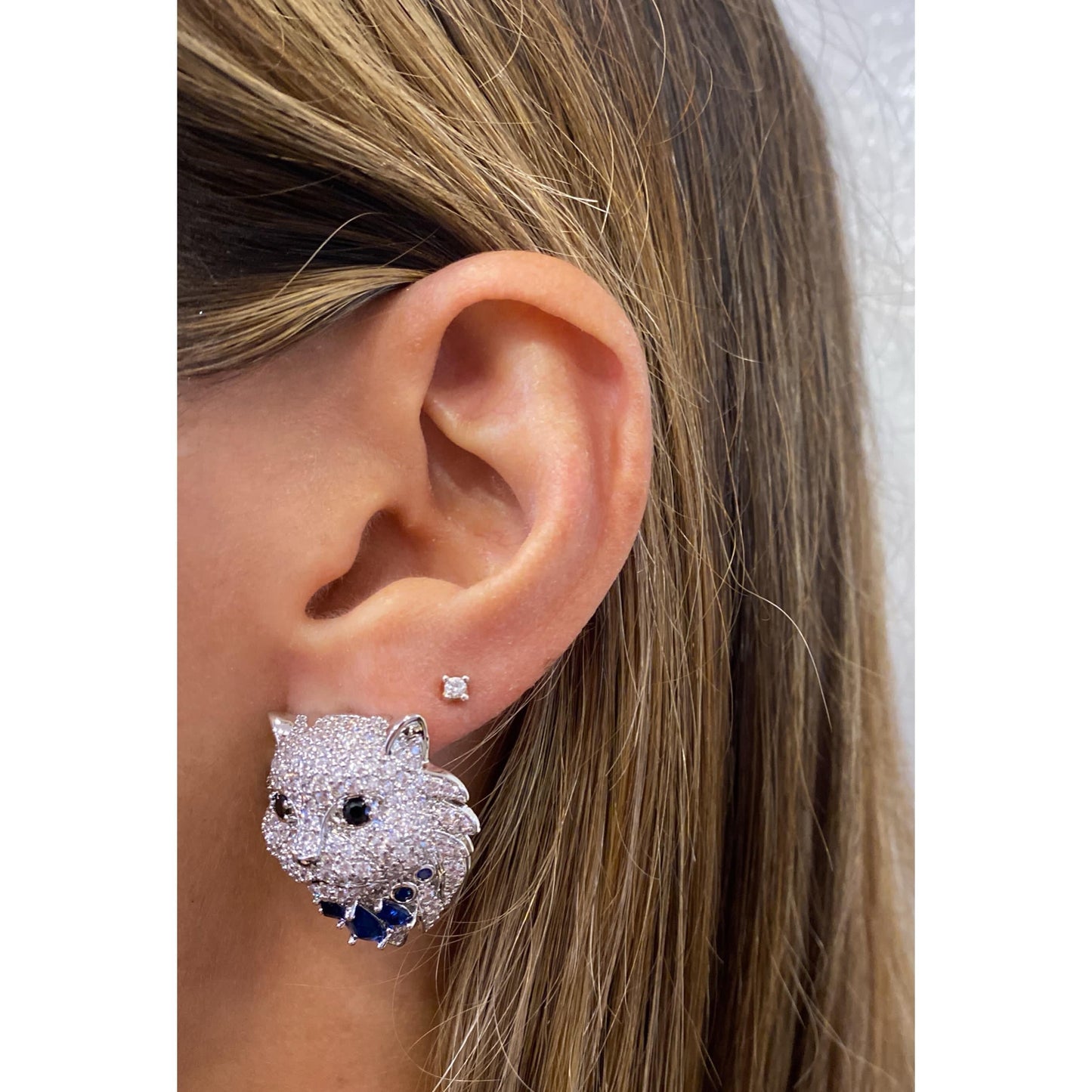 Aretes TRIX Azul