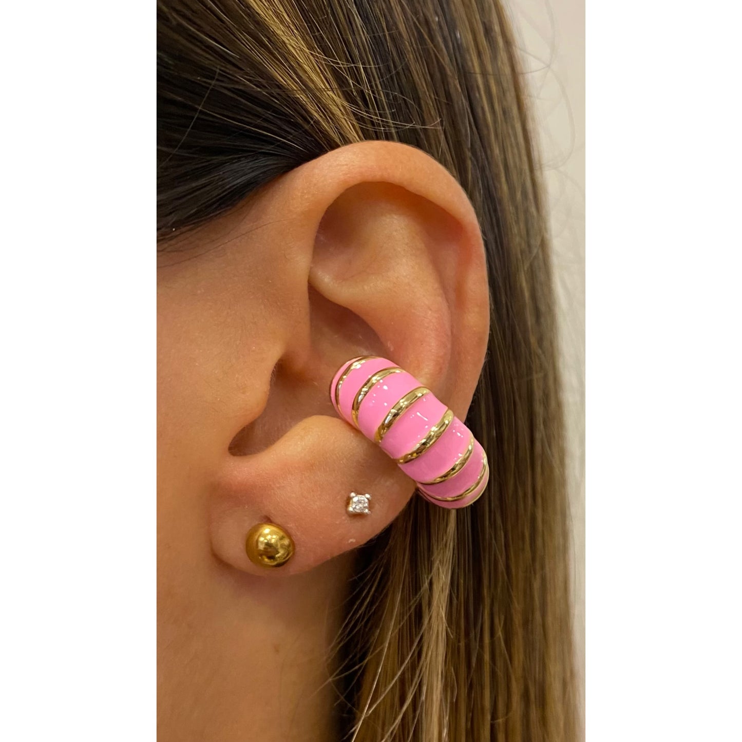 Earcuff MELTE Rosado
