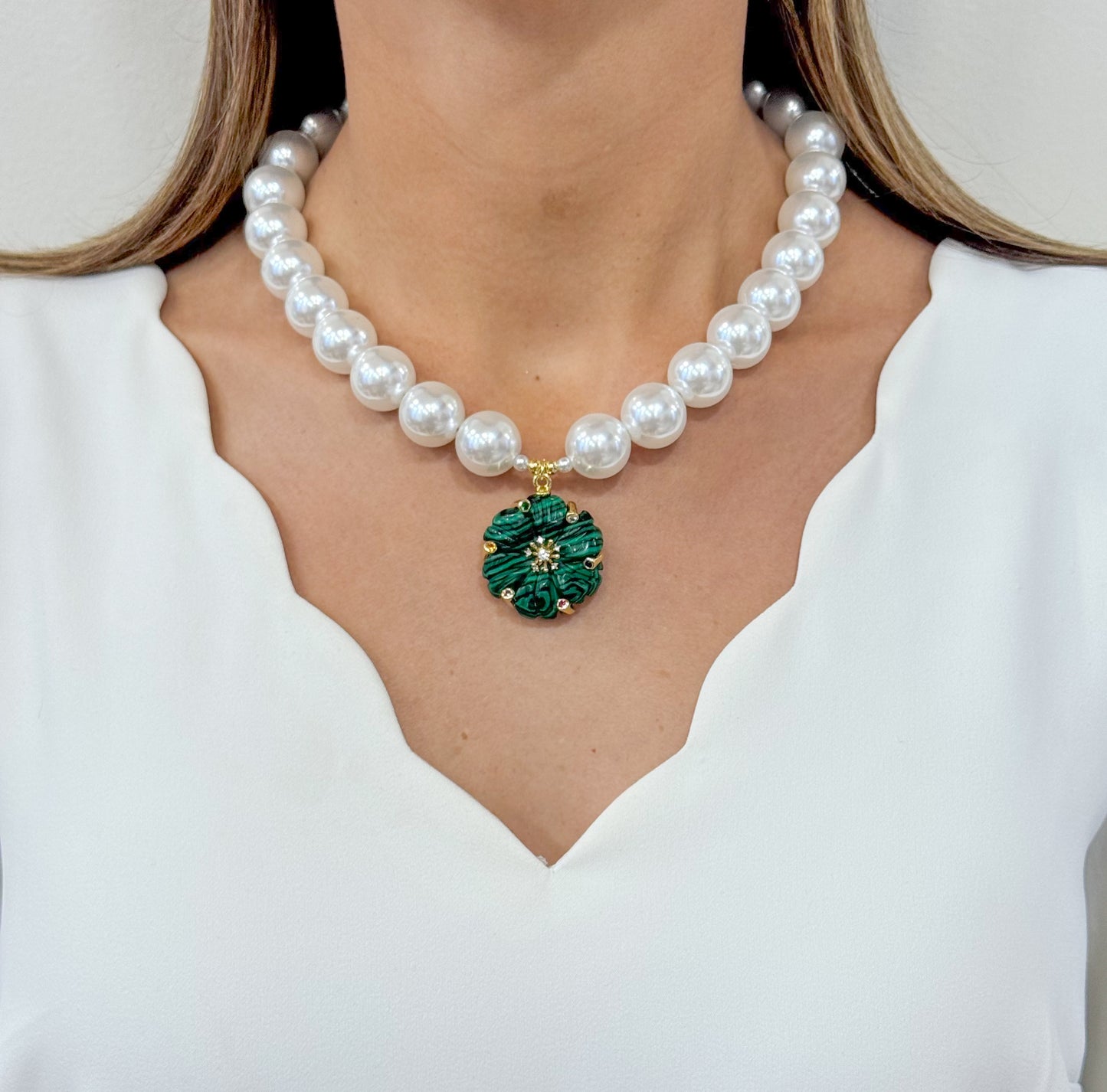 Collar UNKI Color Malaquita