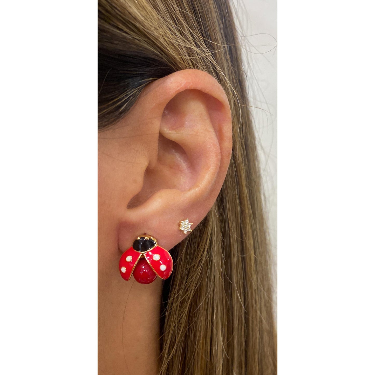 Aretes UZOR Rojo