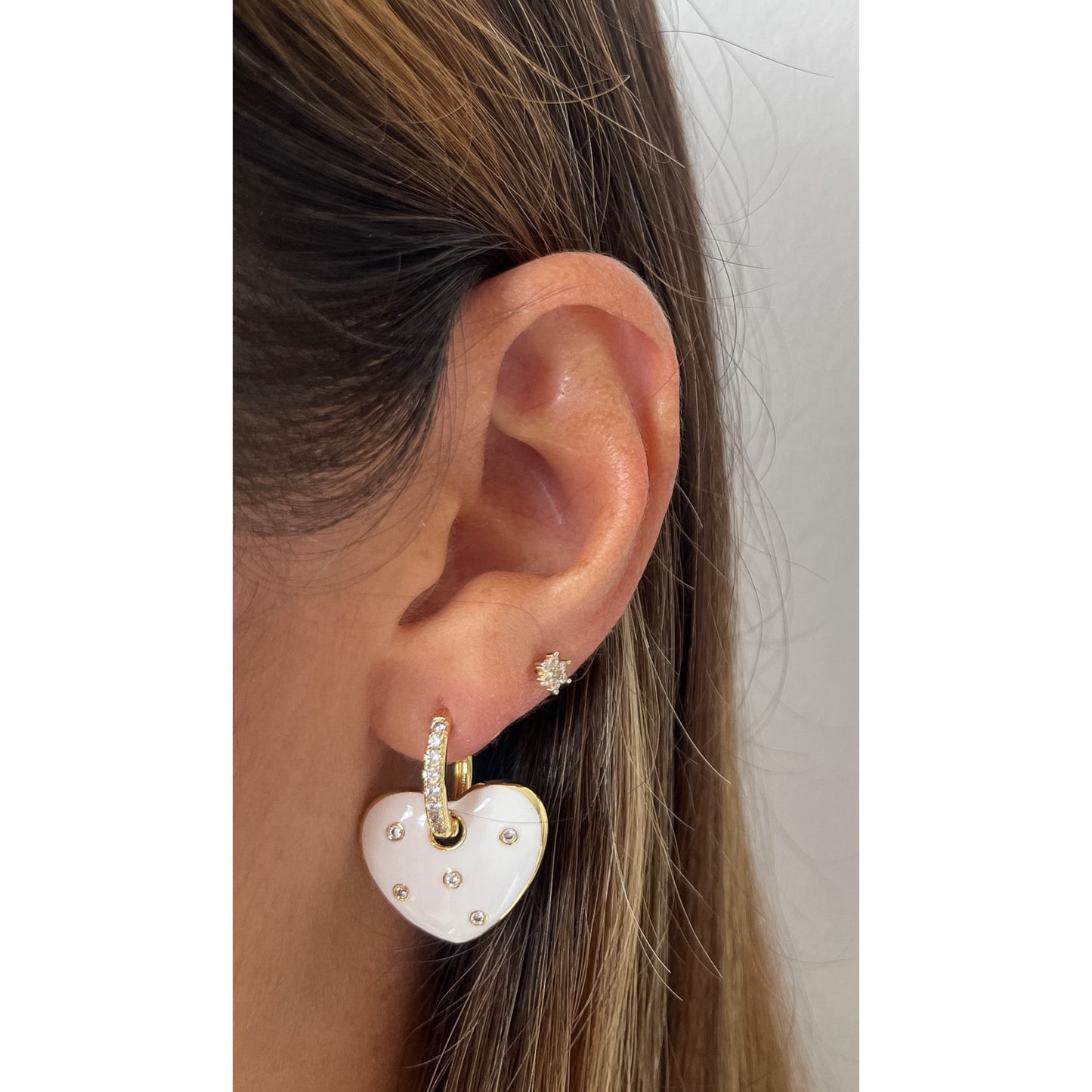 Aretes KAPZO Blanco