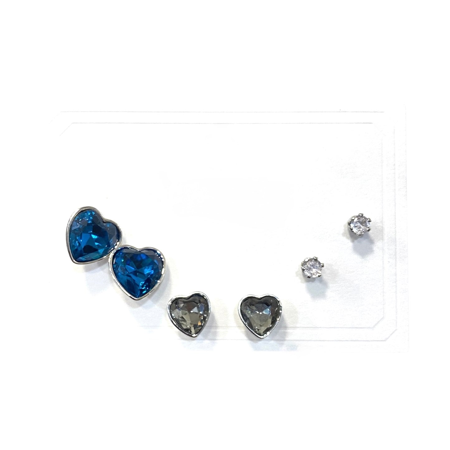 Set Aretes AFOR Azul / Gris