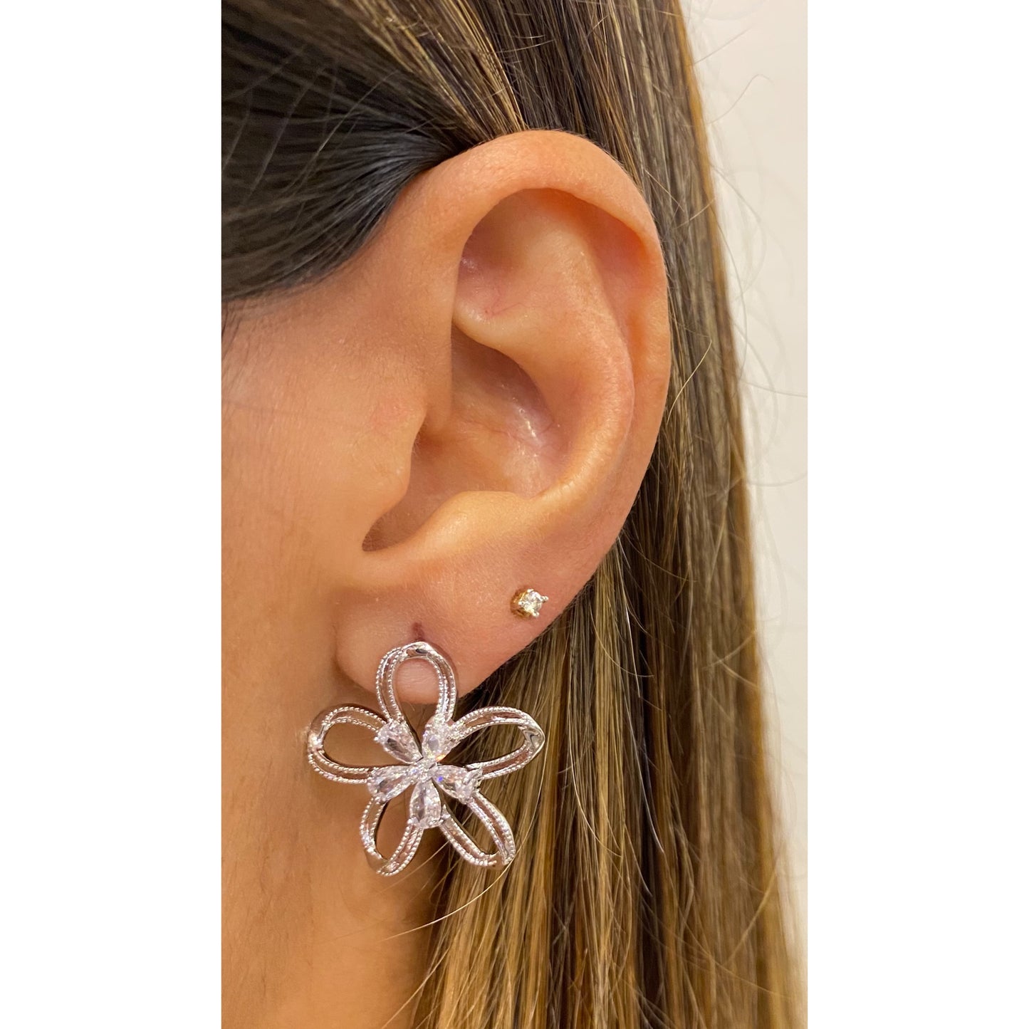 Aretes ZURINE Plateado
