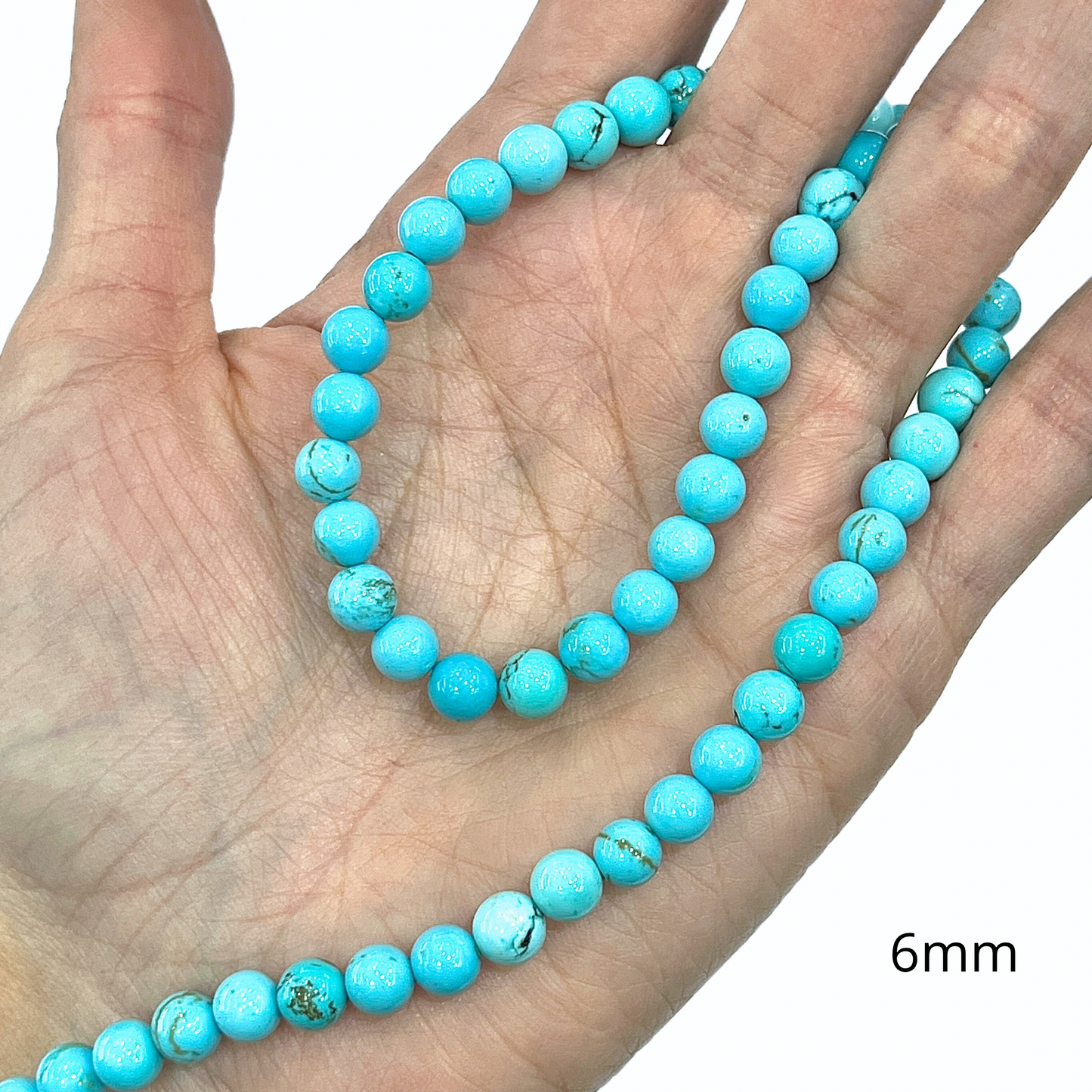 Sarta Turquesa 6mm