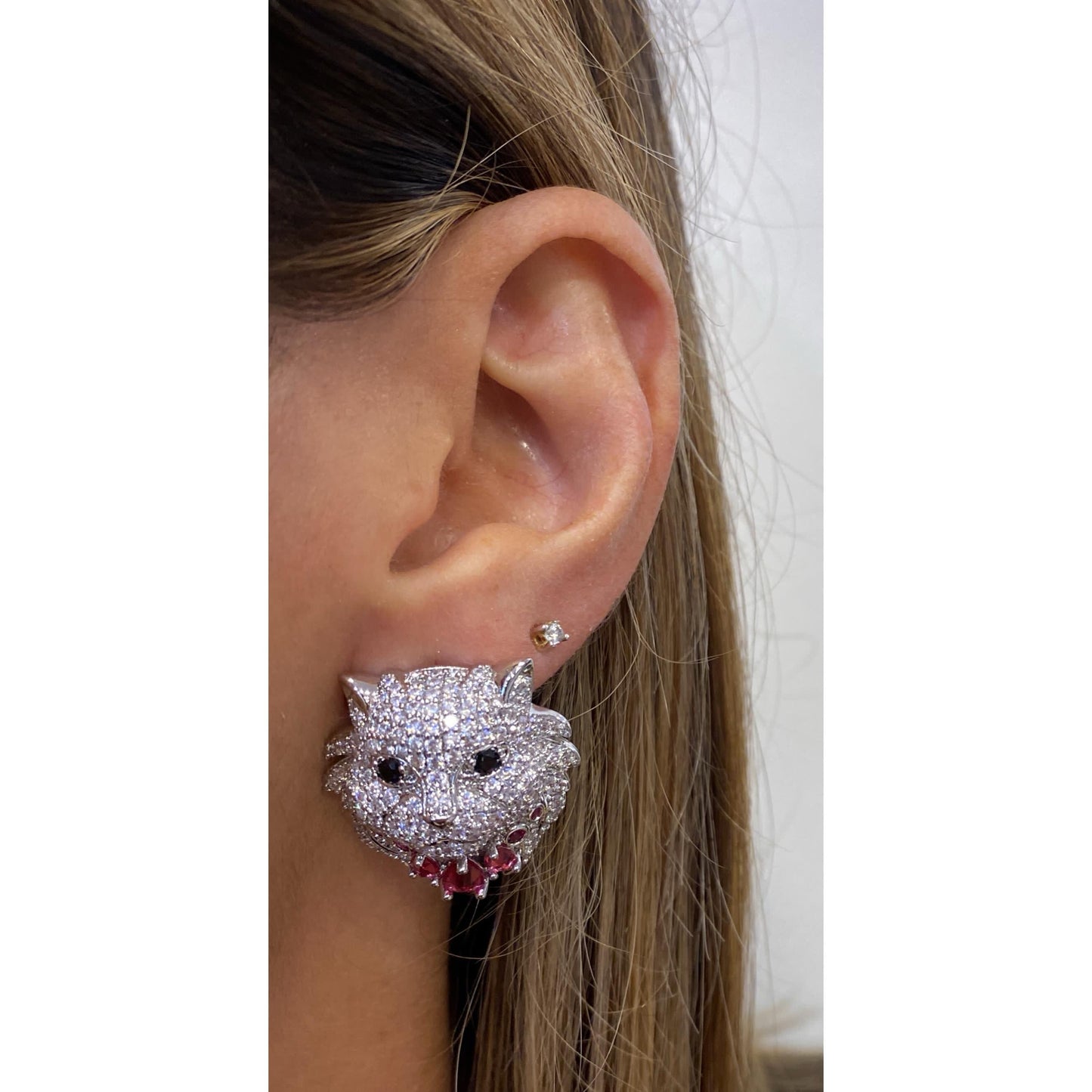 Aretes TRIX Fucsia