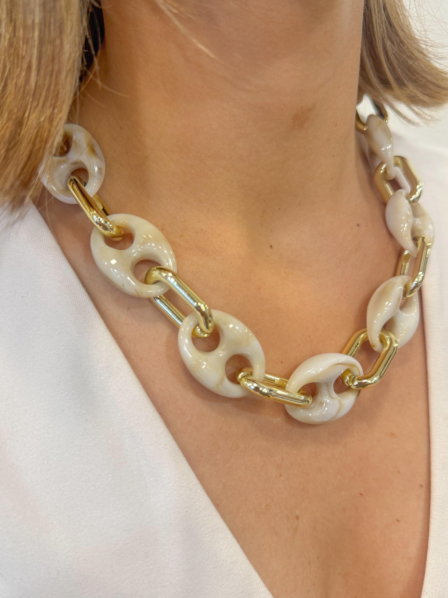 Collar JUYAR Marfil