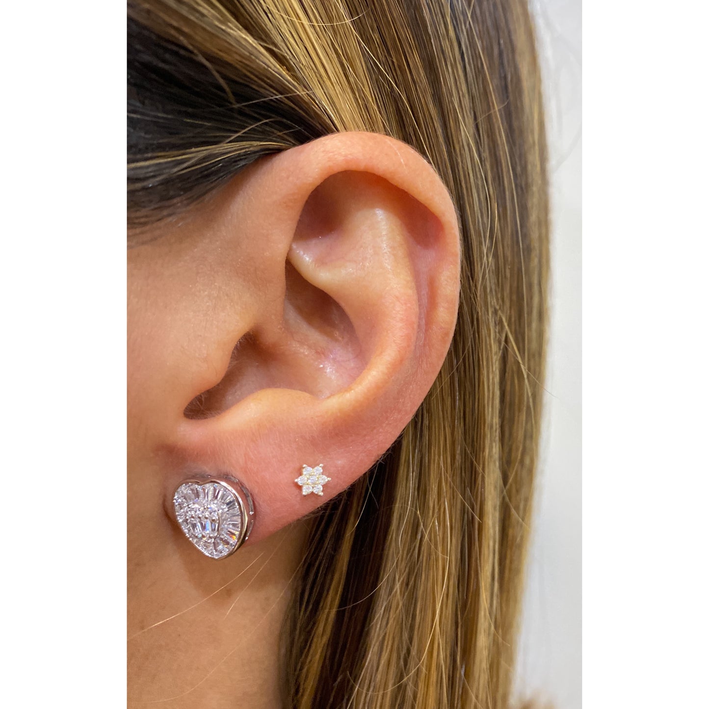 Aretes FRINU Plateado