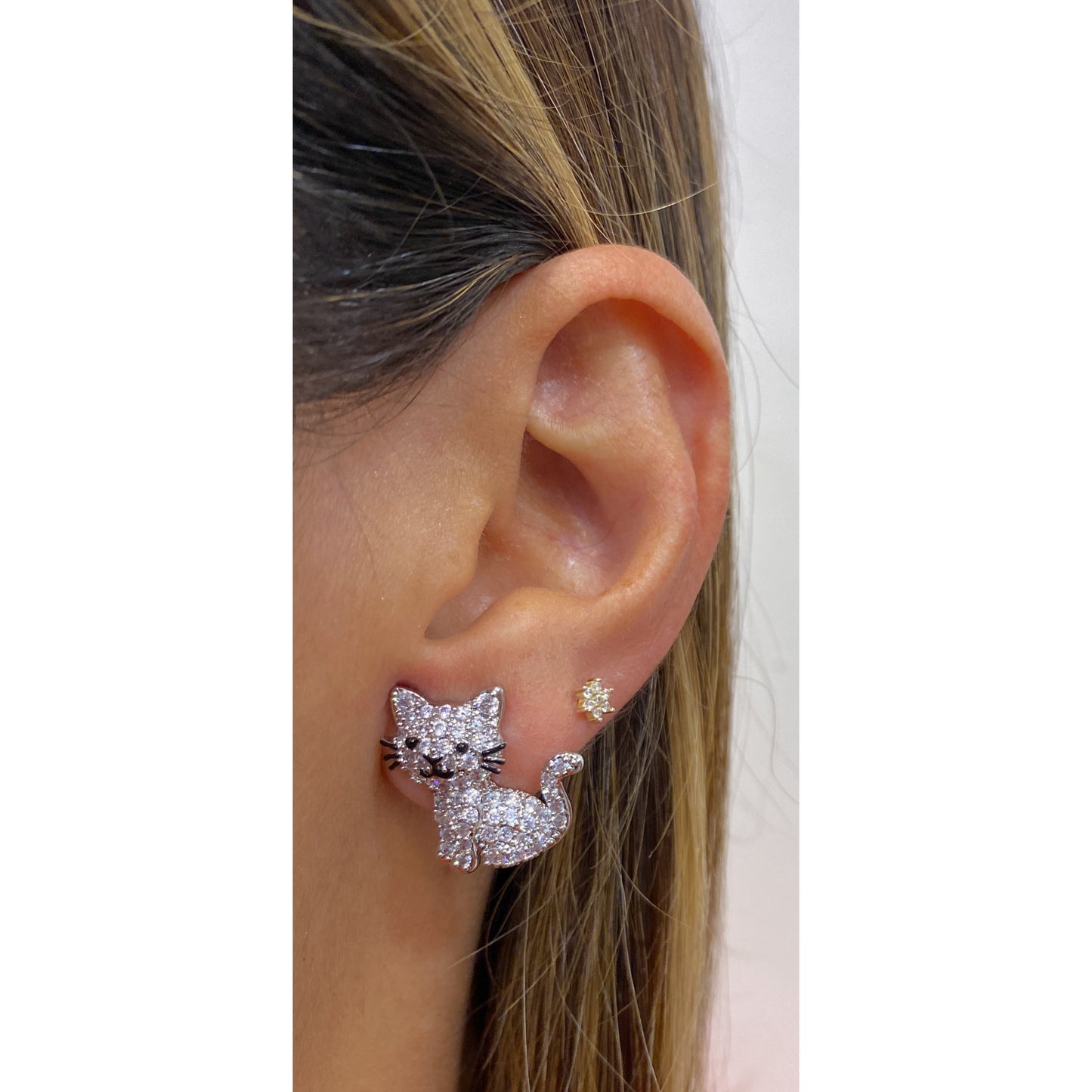 Aretes RAMU Plateado