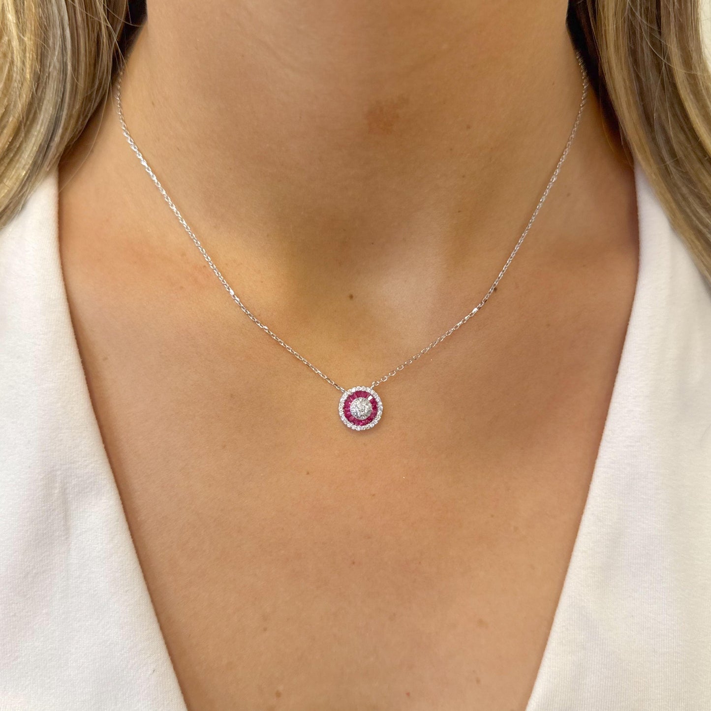 Collar FRAW Cristal Color Ruby