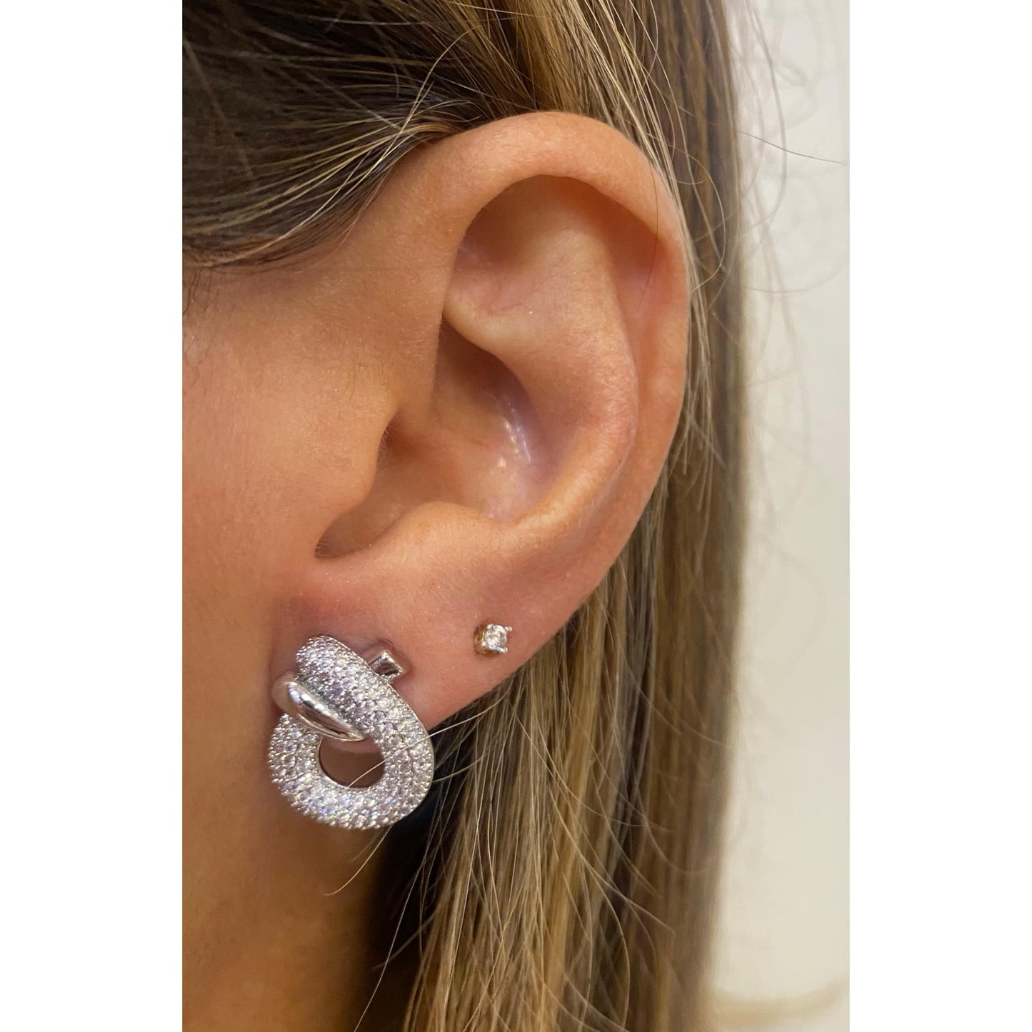 Aretes VROP Plateado