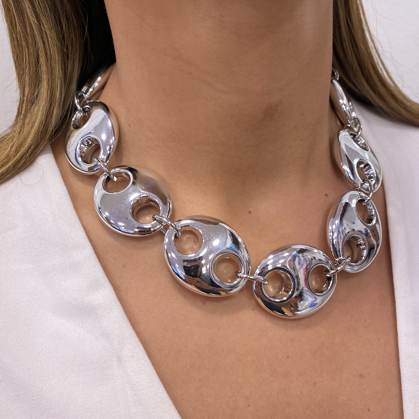 Collar RIOZA Plateado