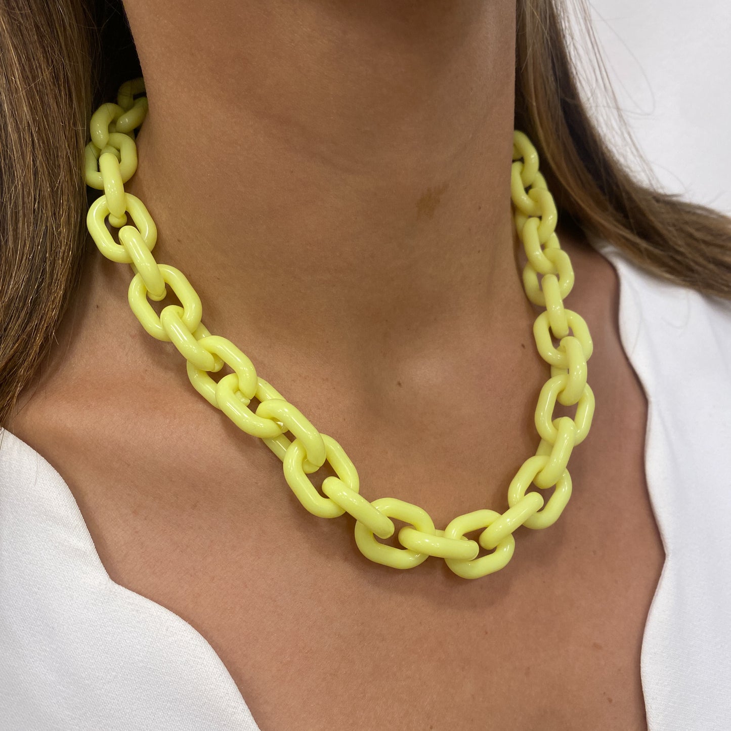 Collar JENKE Amarillo Neón