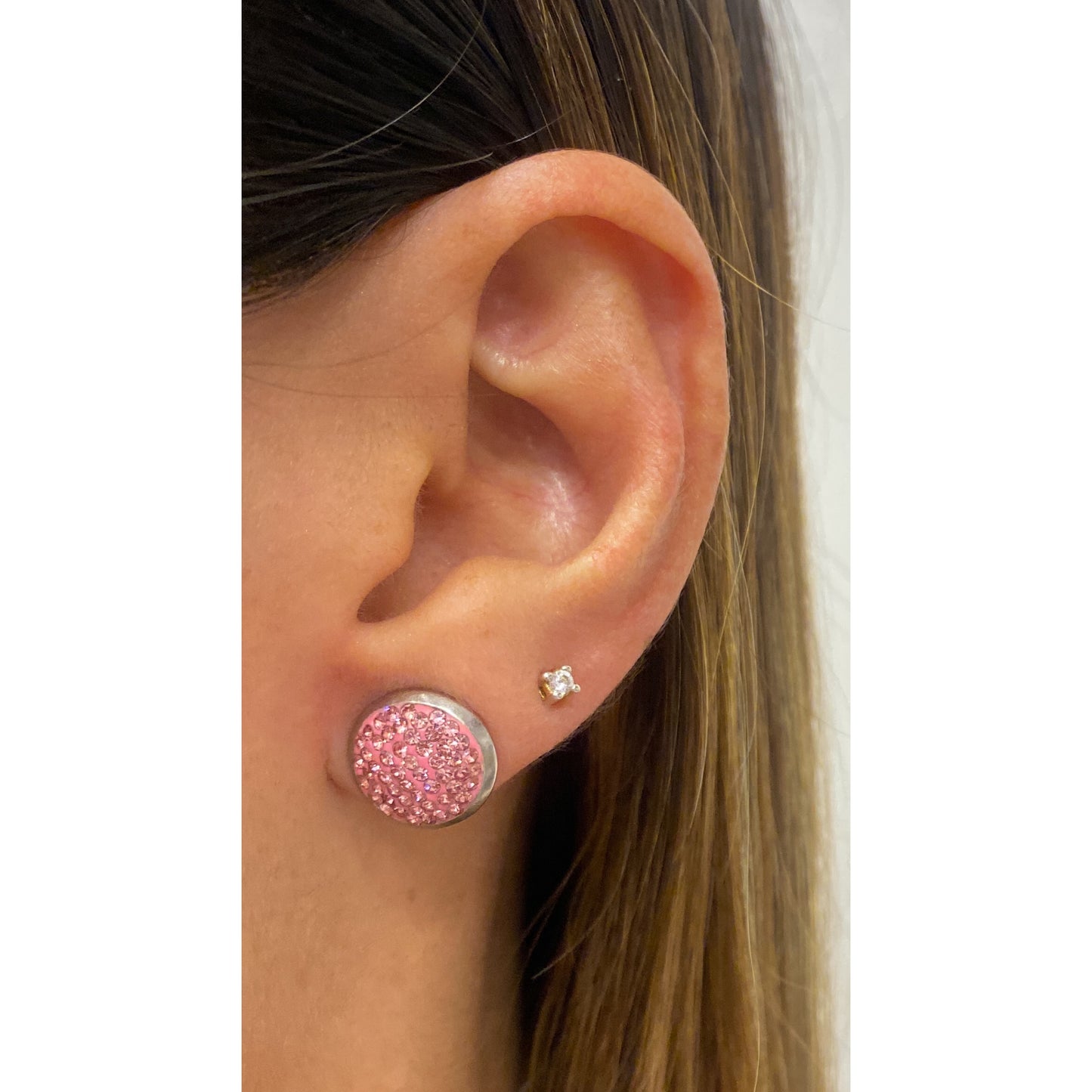 Aretes IRDO Rosado ( 11mm )