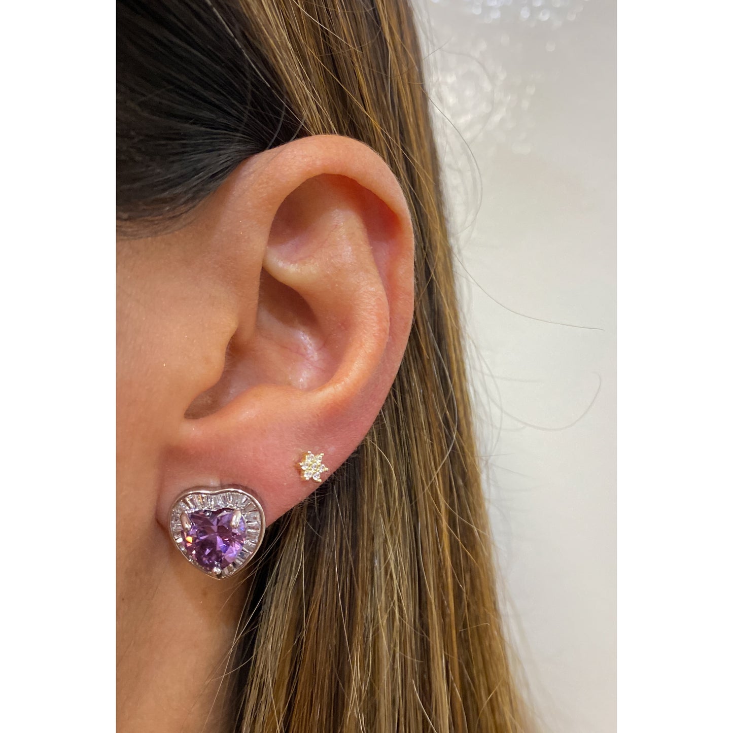 Aretes GURIN Lila 💜