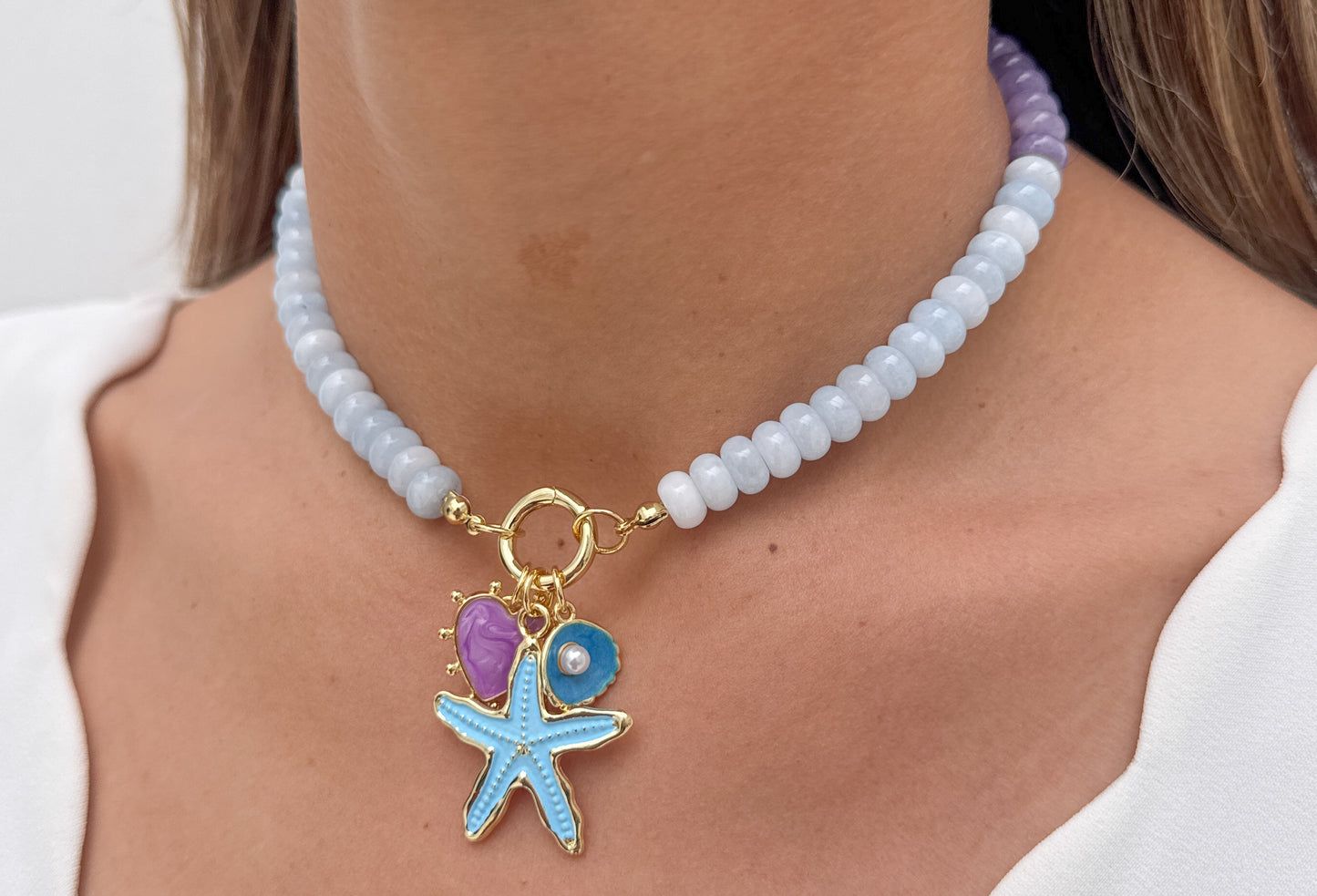 Collar RENOK Azul Claro