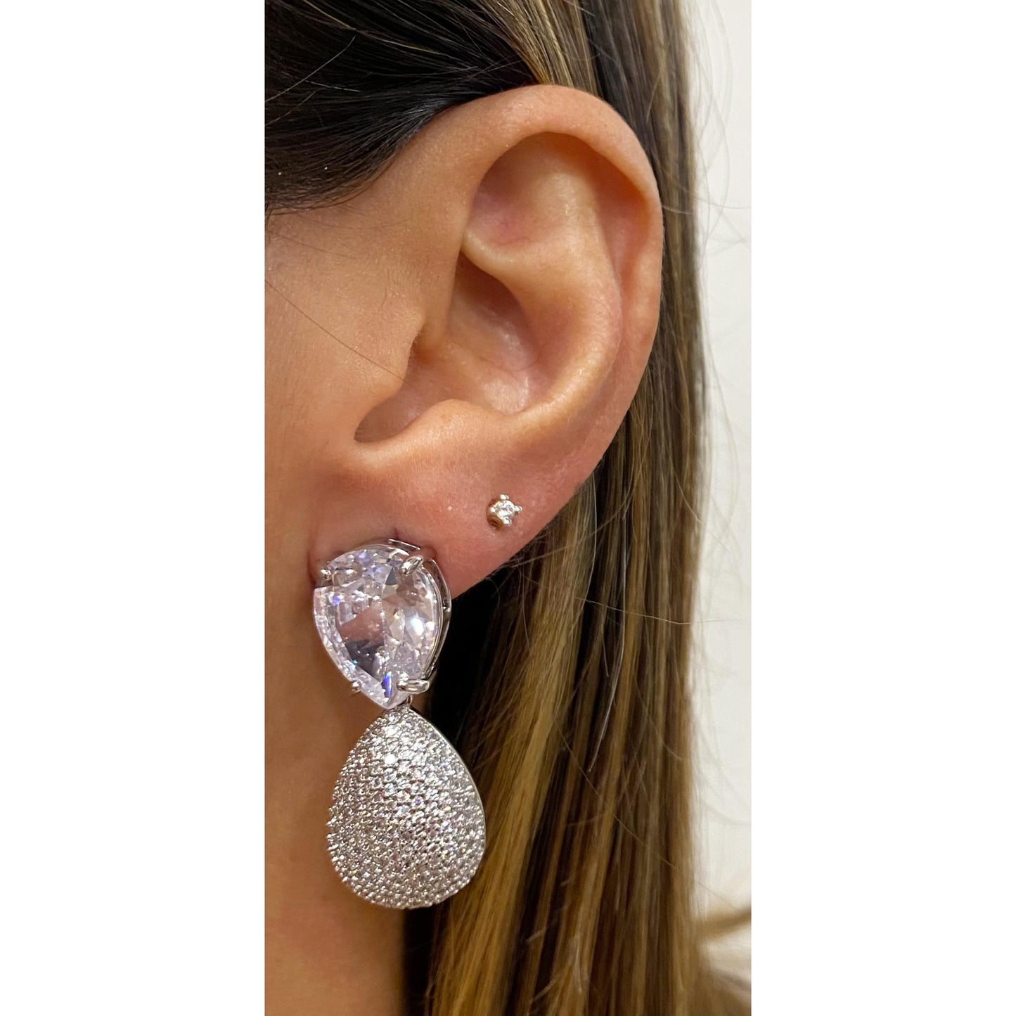Aretes GRIP Plateado