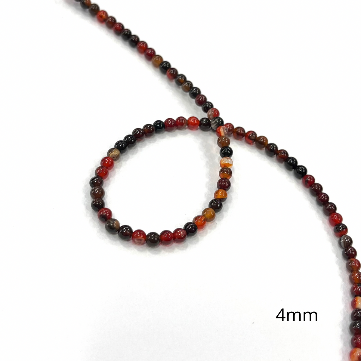 Sarta Cornalina 4mm