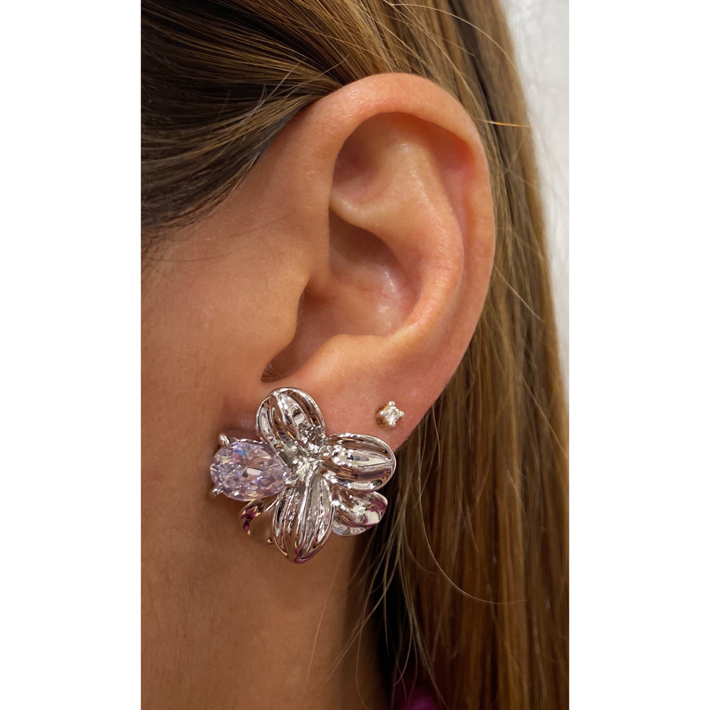 Aretes FEKE Plateado