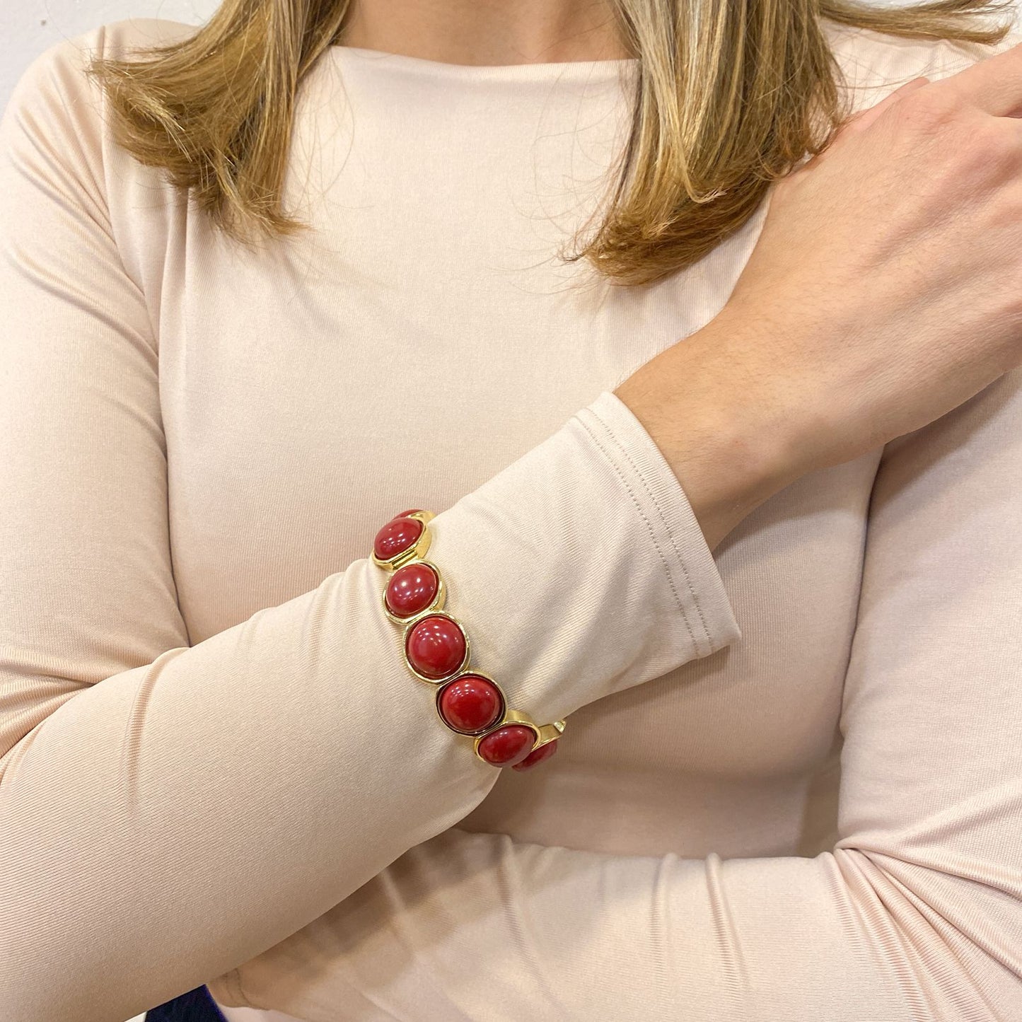 Pulsera Elástica BREMY Roja