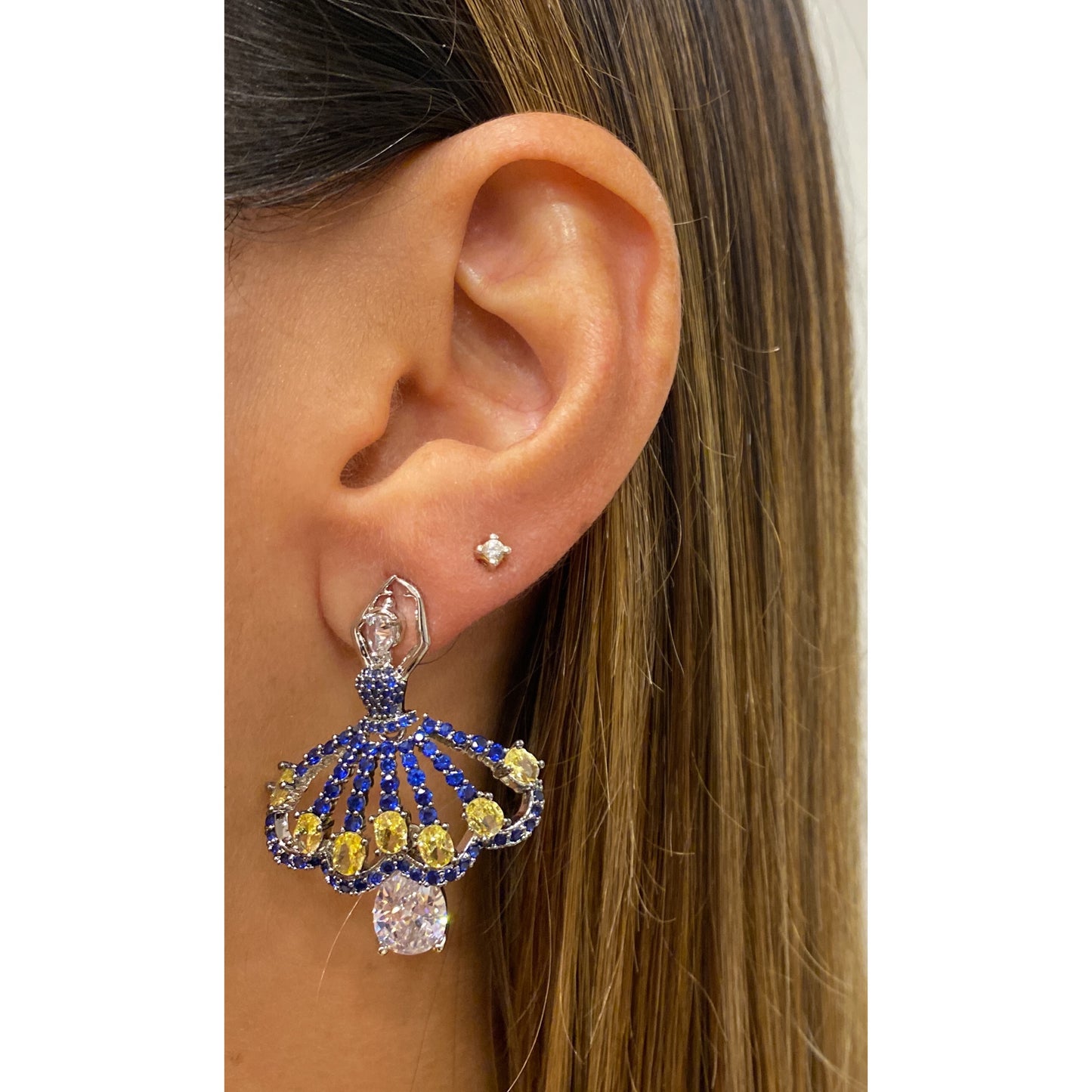 Aretes JUPA Azul