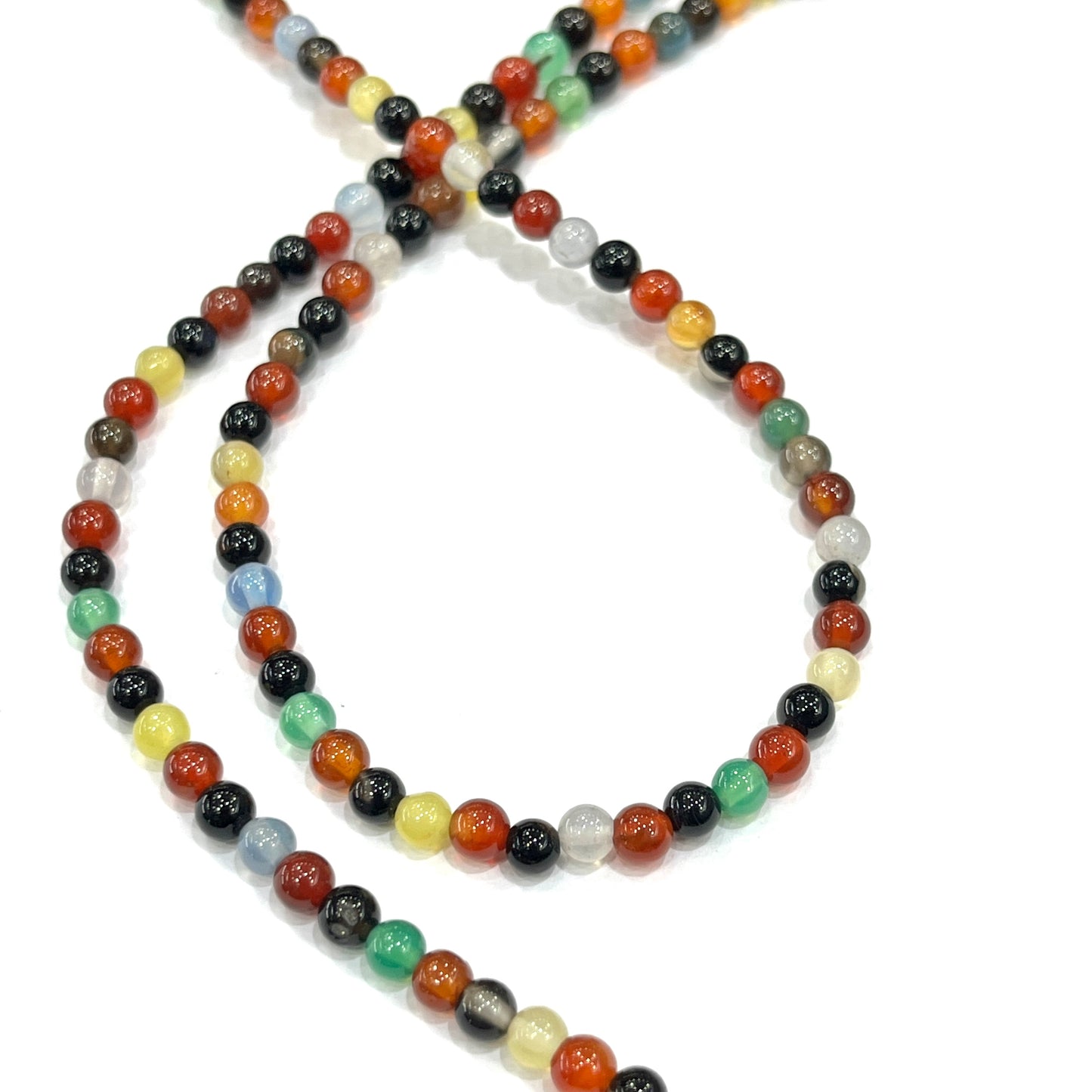 Sarta Agata Multicolor 4mm