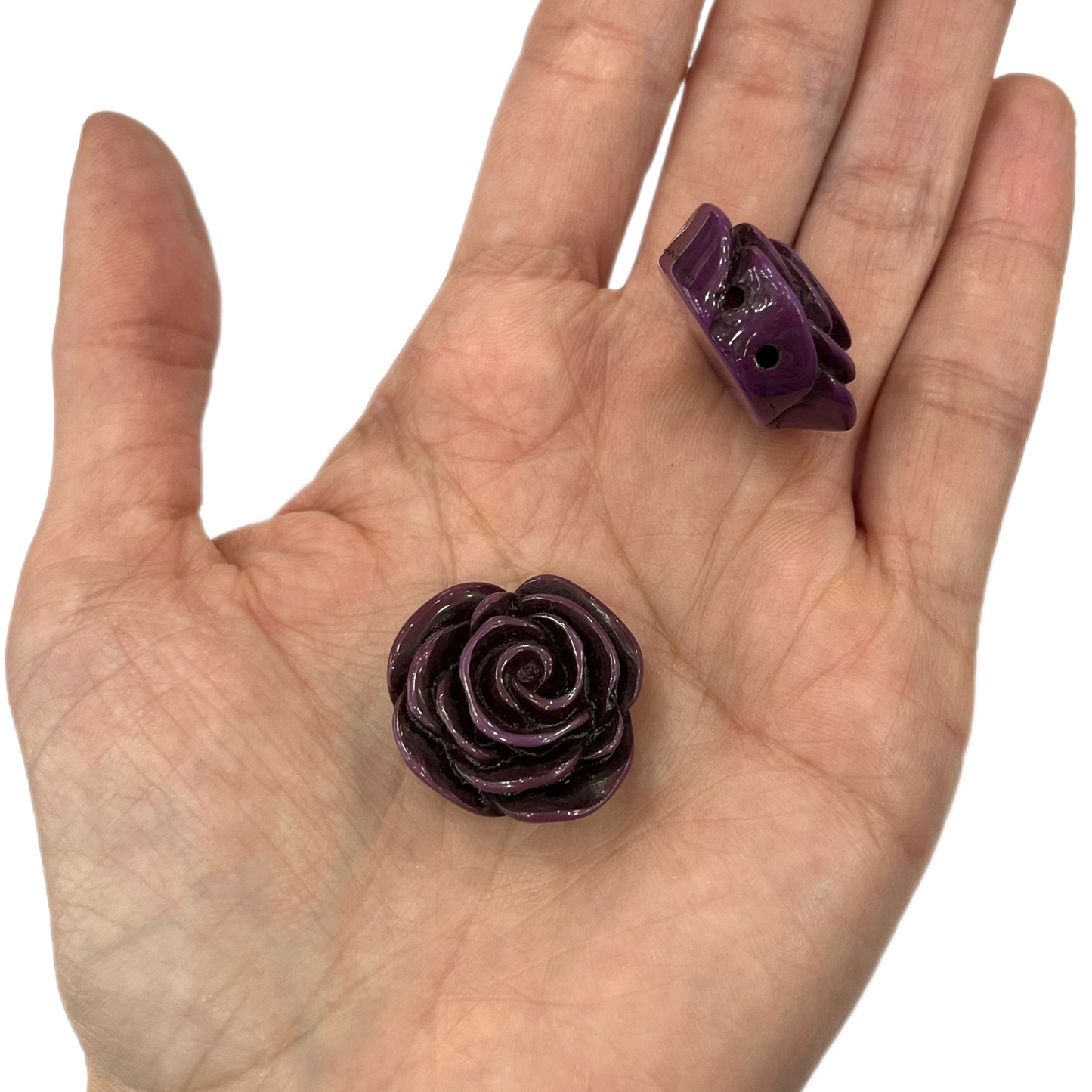 Rosa Acrílico Morado 2,5cm