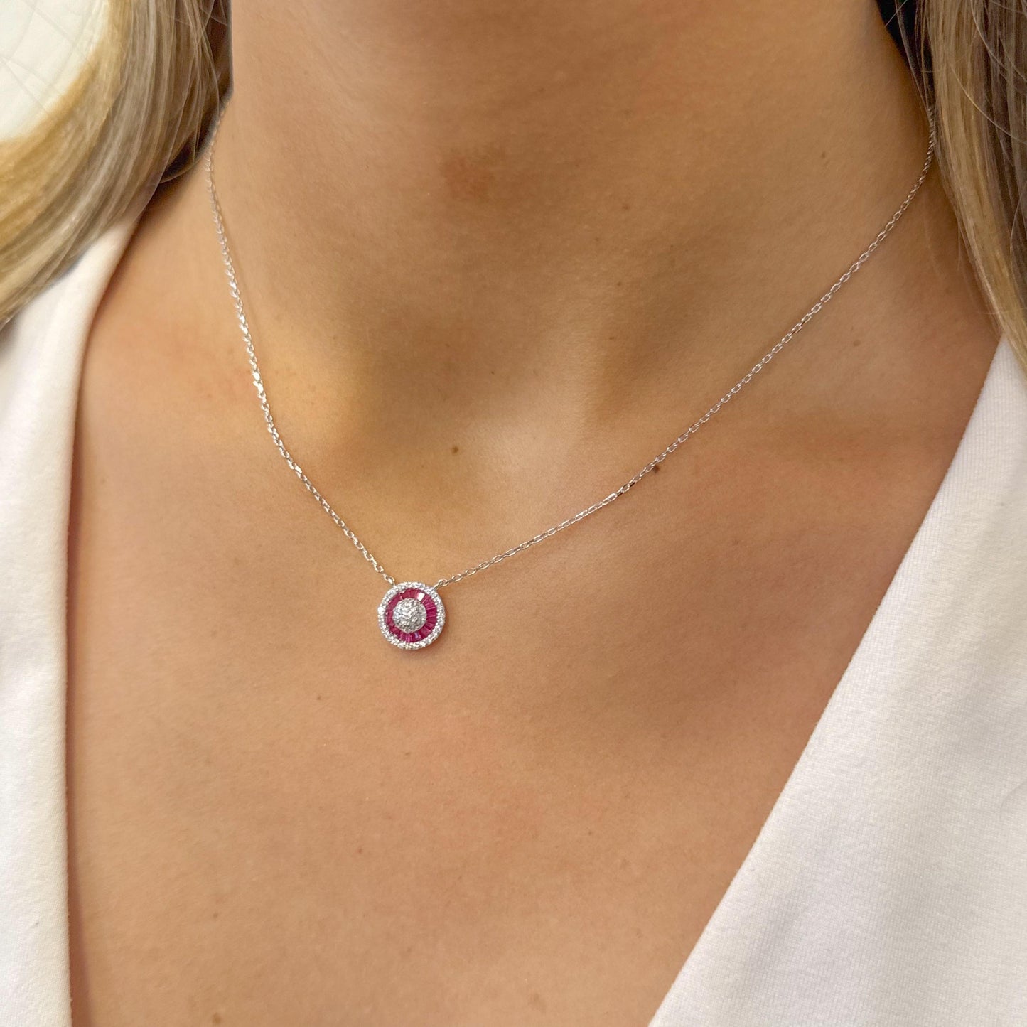 Collar FRAW Cristal Color Ruby