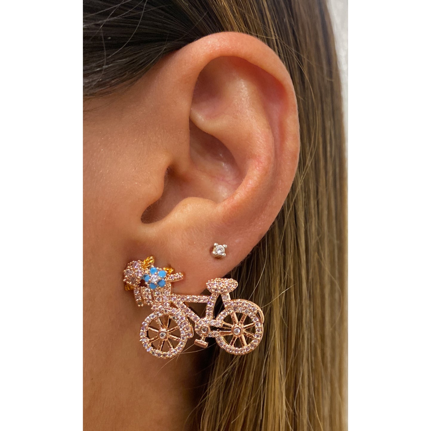 Aretes ONKZ Rose Gold