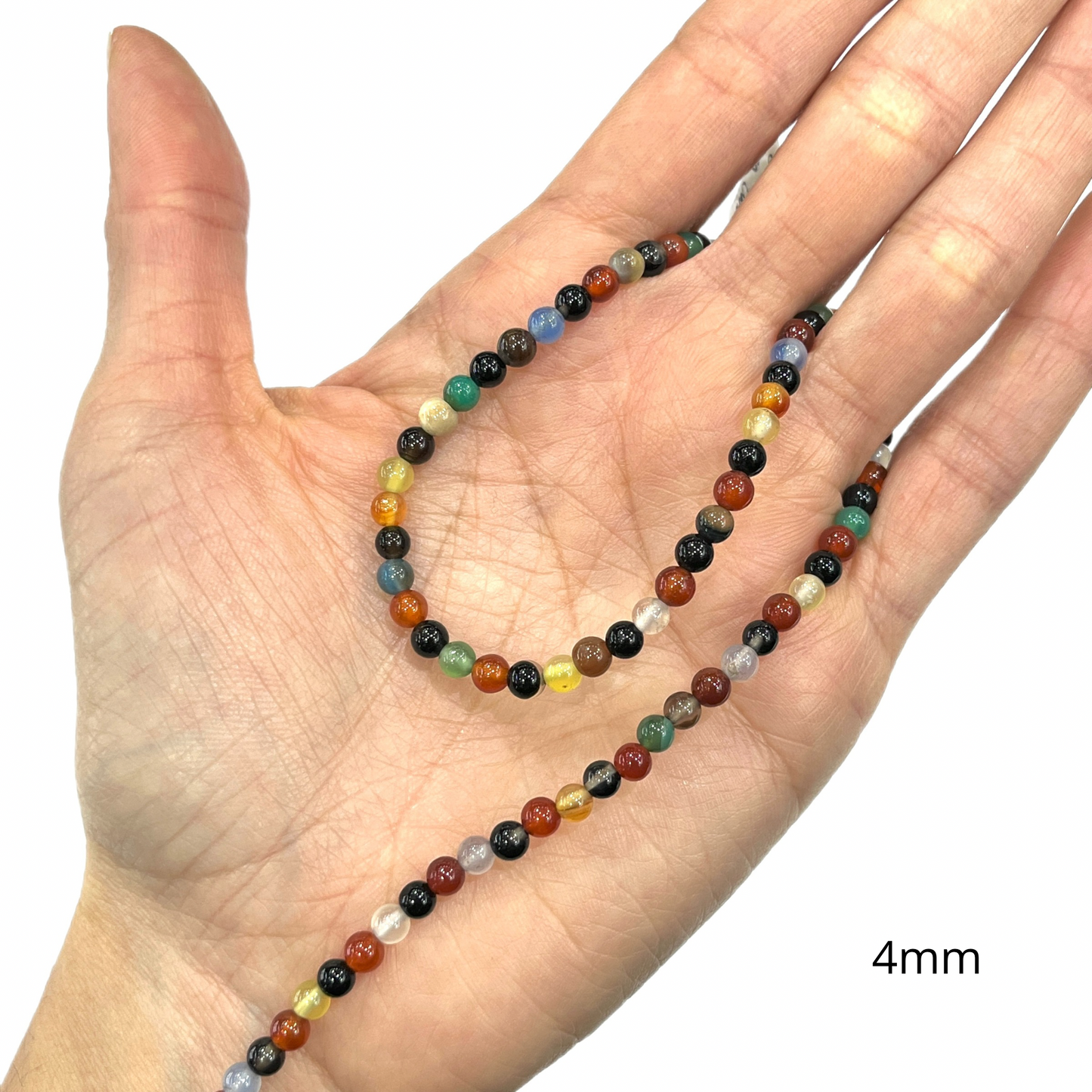 Sarta Agata Multicolor 4mm