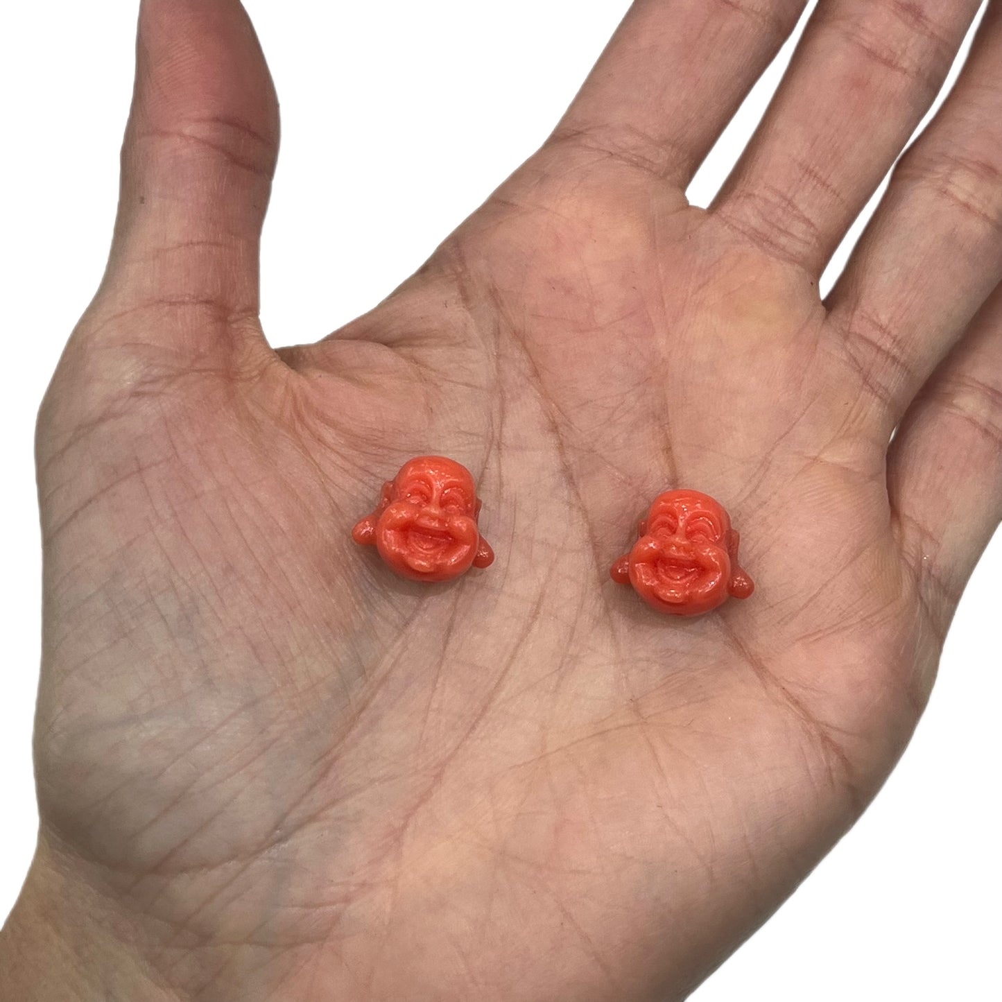 Buda Pequeño Acrílico Salmón