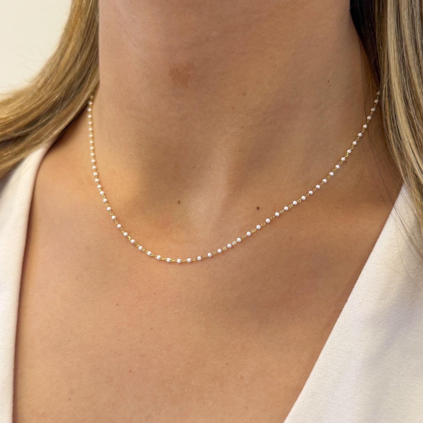 Collar TAVY Blanco