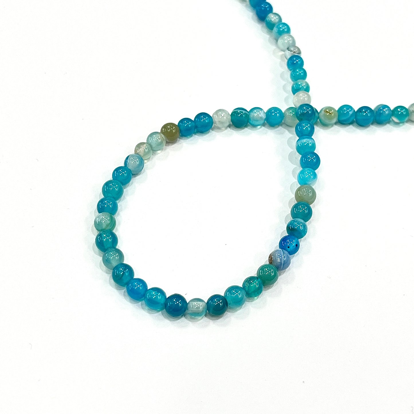 Sarta Agata Azul 4mm
