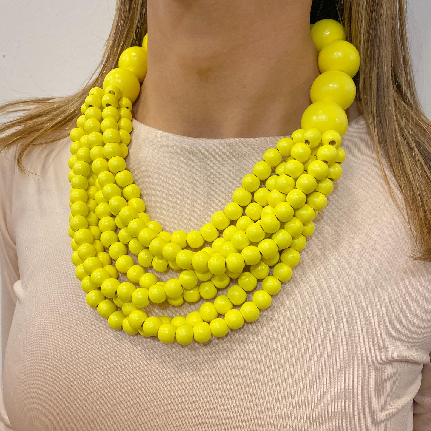 Collar DRAPY Amarillo