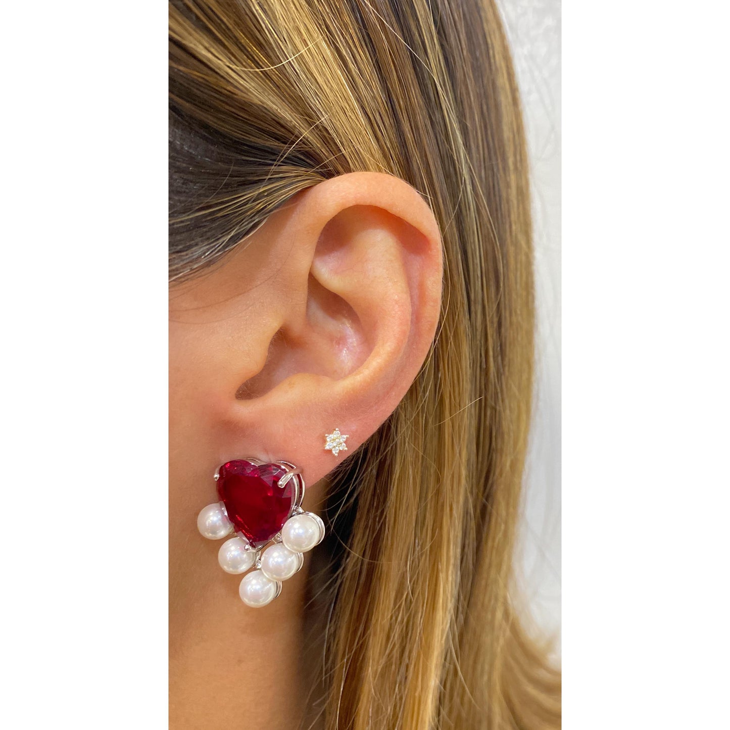 Aretes JALUM Rojo