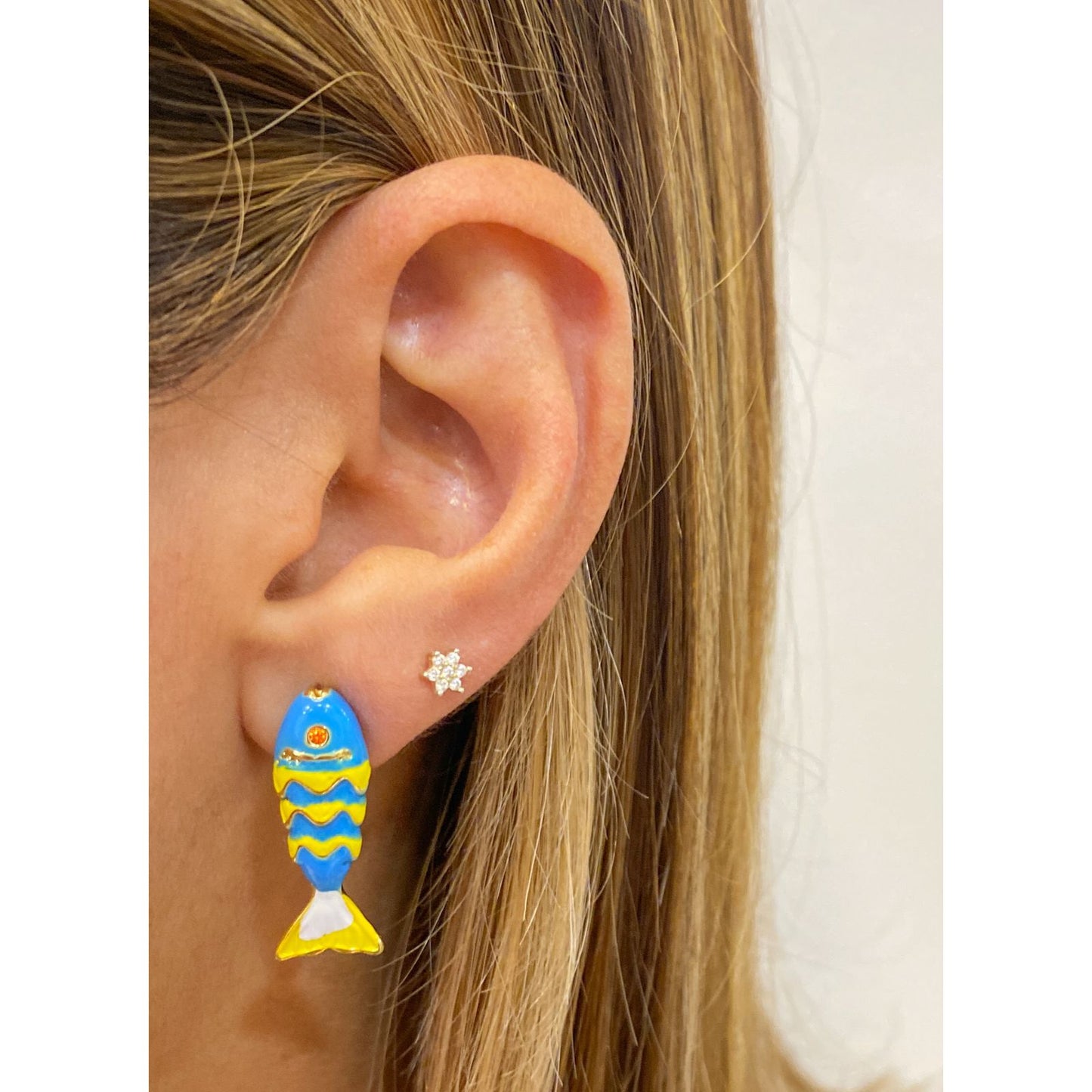 Aretes UKIM Turquesa