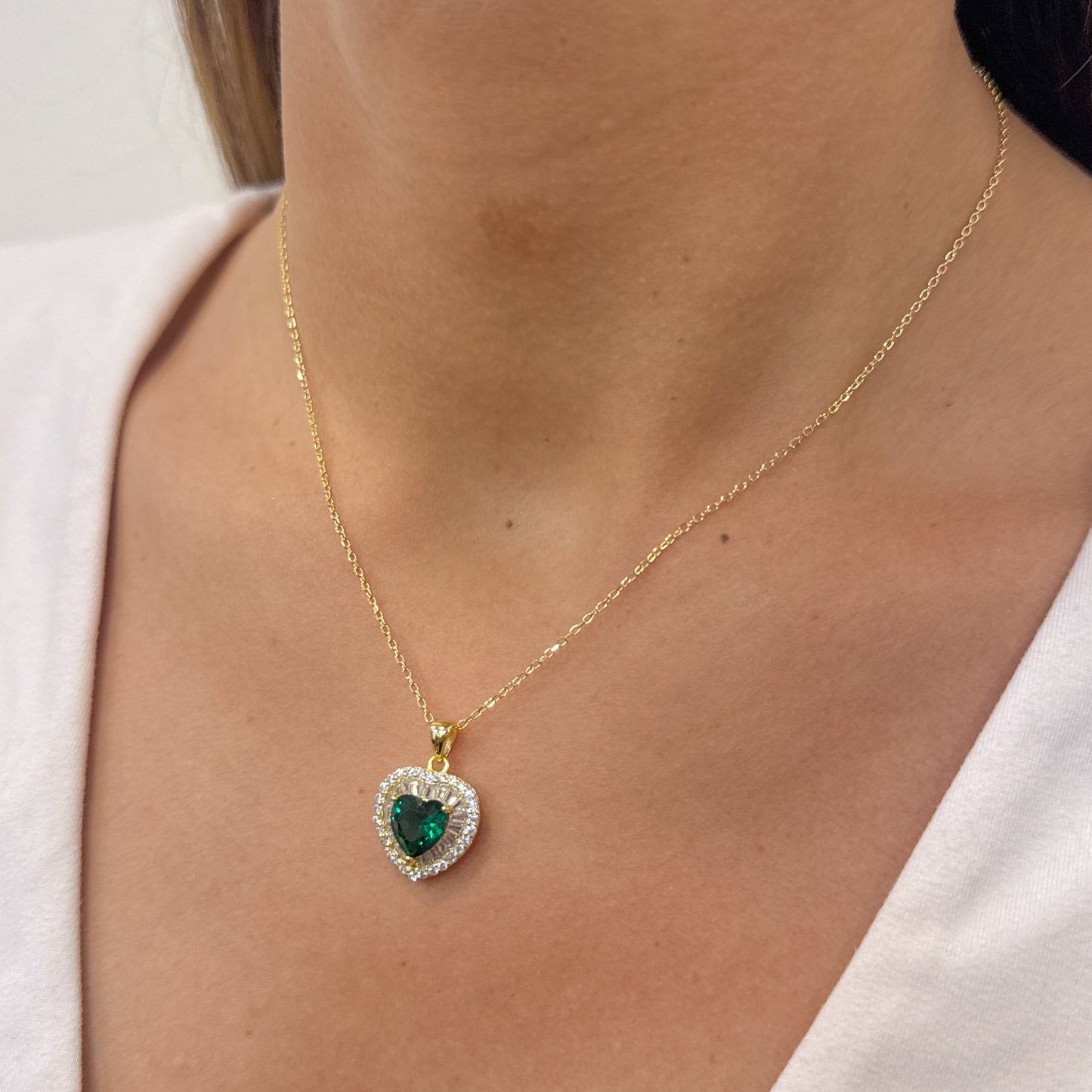 Collar LEMNA Verde - Dorado